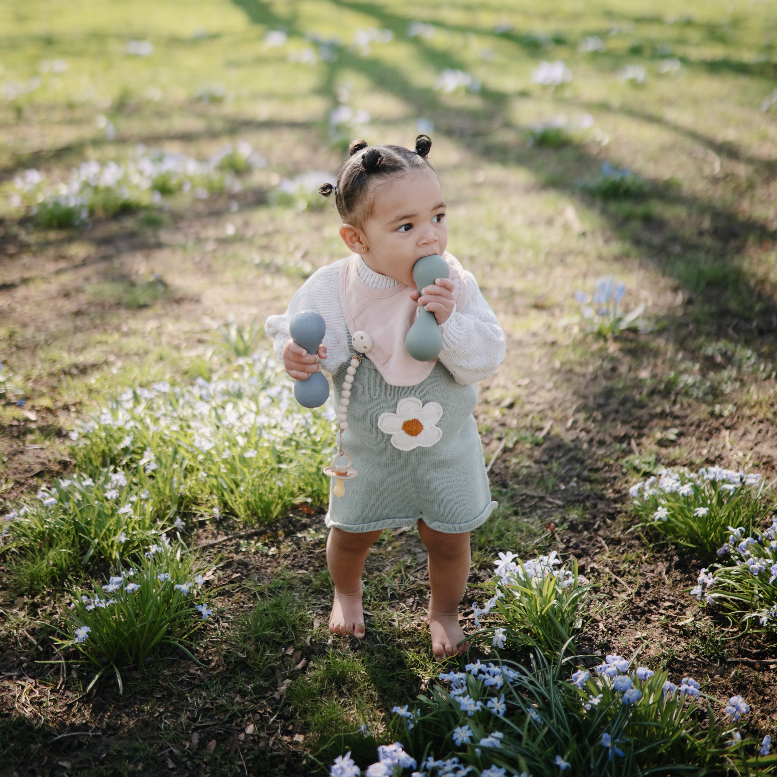 Silicone Baby Rattle Toy {Drop Ship}