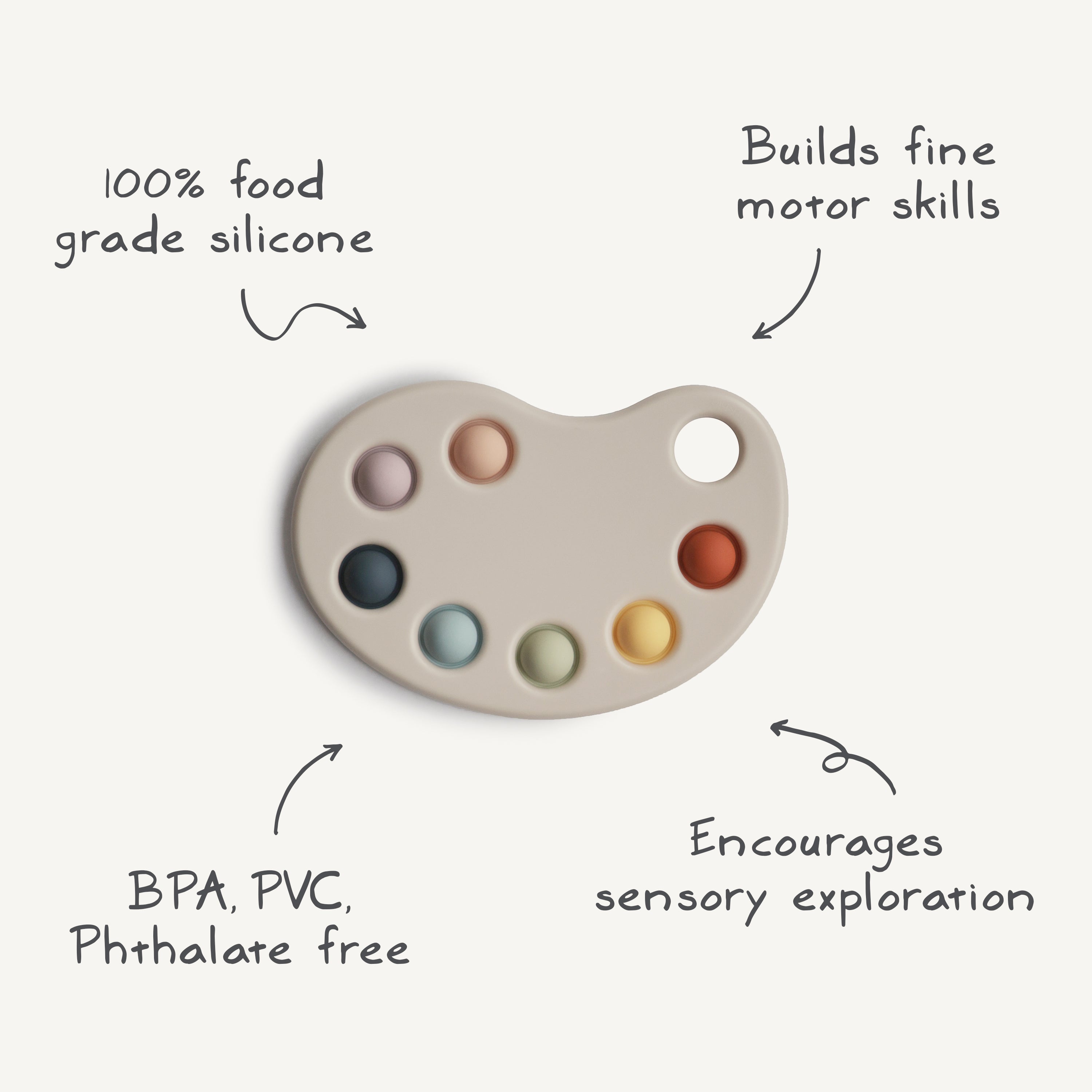 Paint Palette Press Toy {Drop Ship}