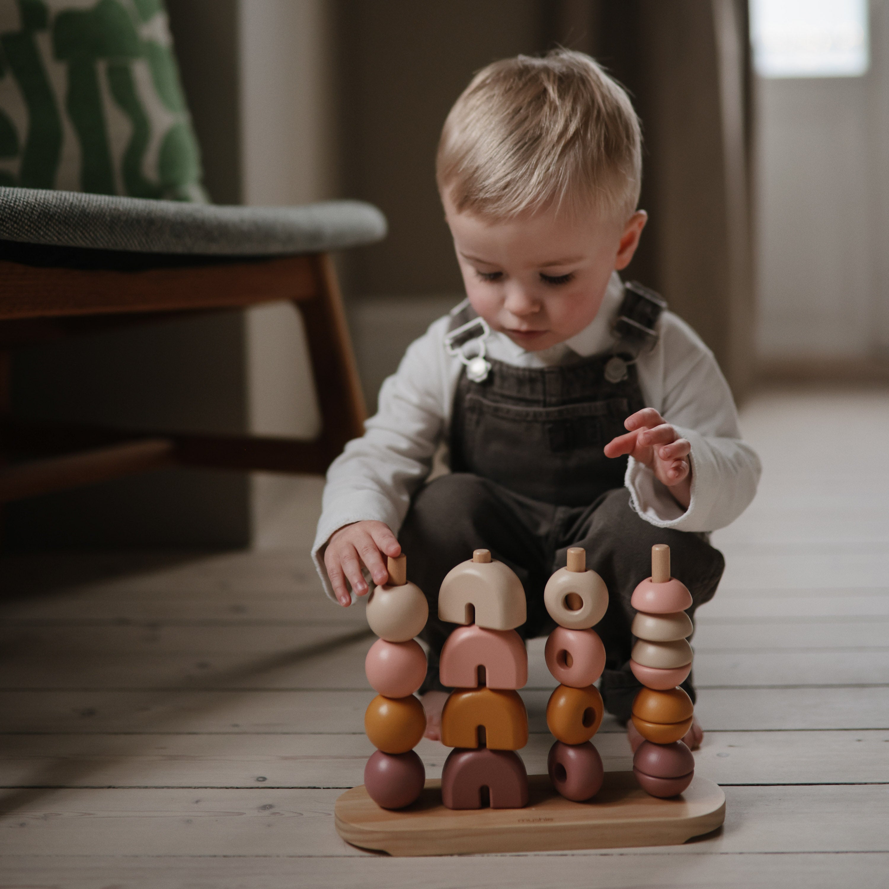 Wooden Multi Shape Stacker {Drop Ship}