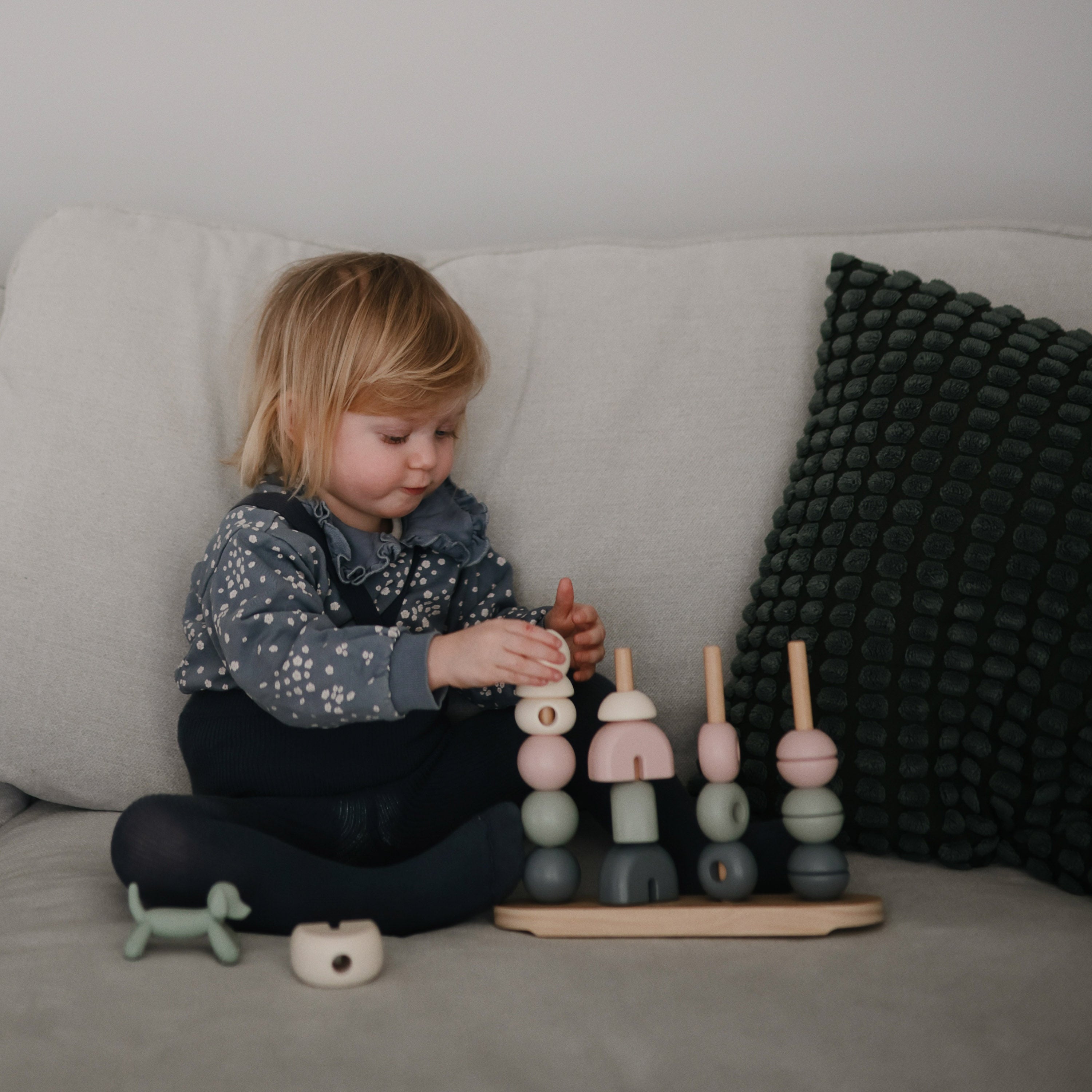 Wooden Multi Shape Stacker {Drop Ship}