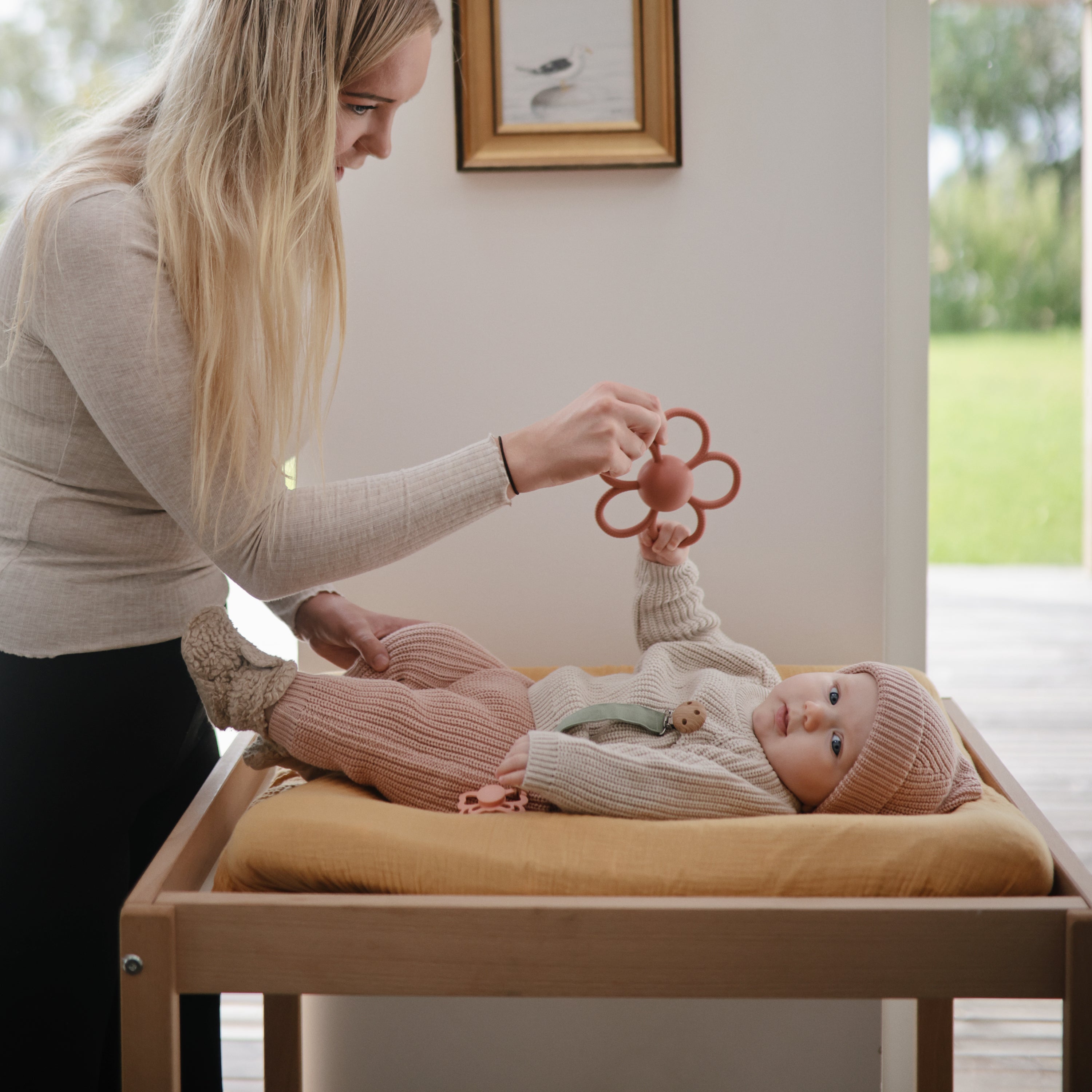 Daisy Rattle Teether {Drop Ship}