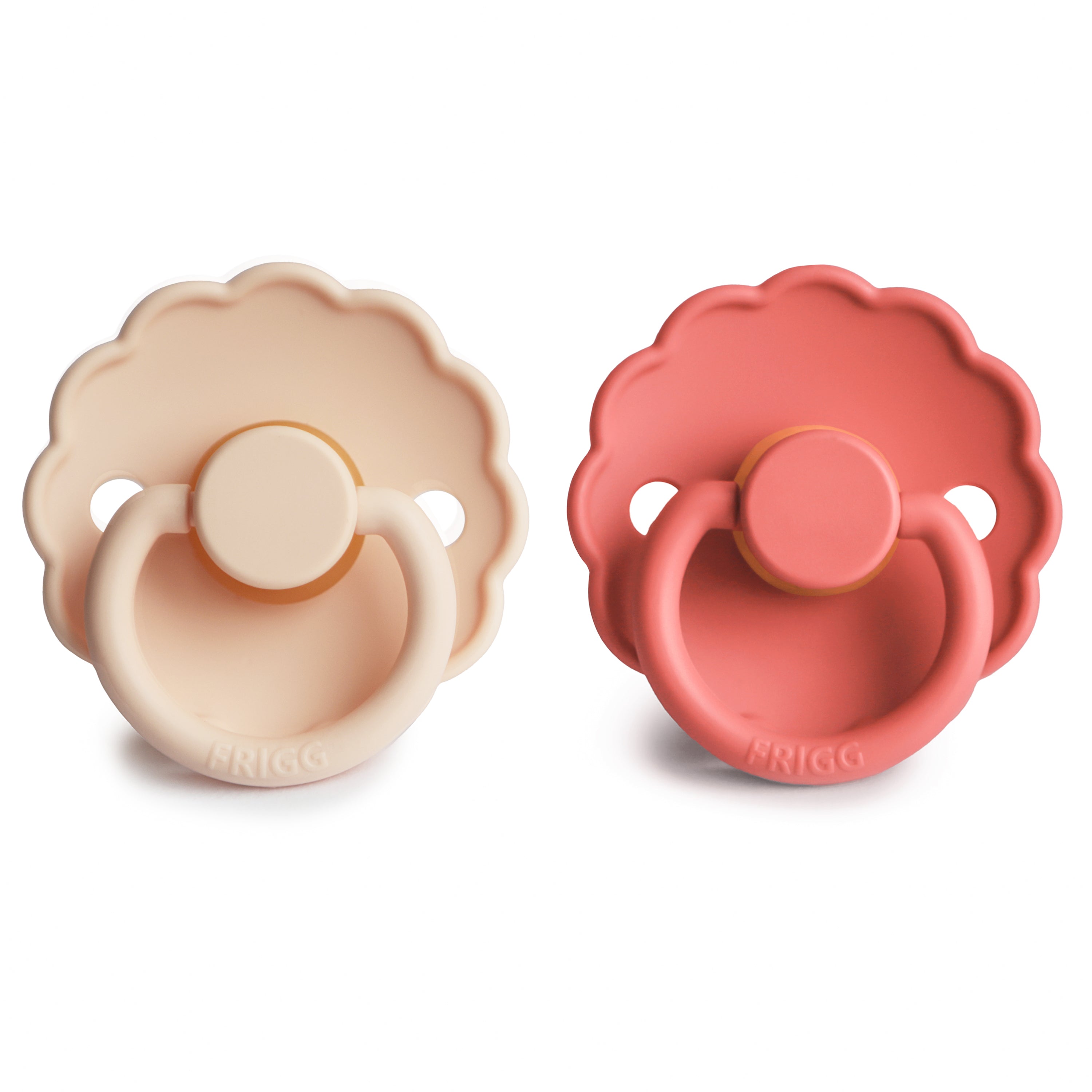 FRIGG Daisy Natural Rubber Pacifier 2-Pack {Drop Ship}
