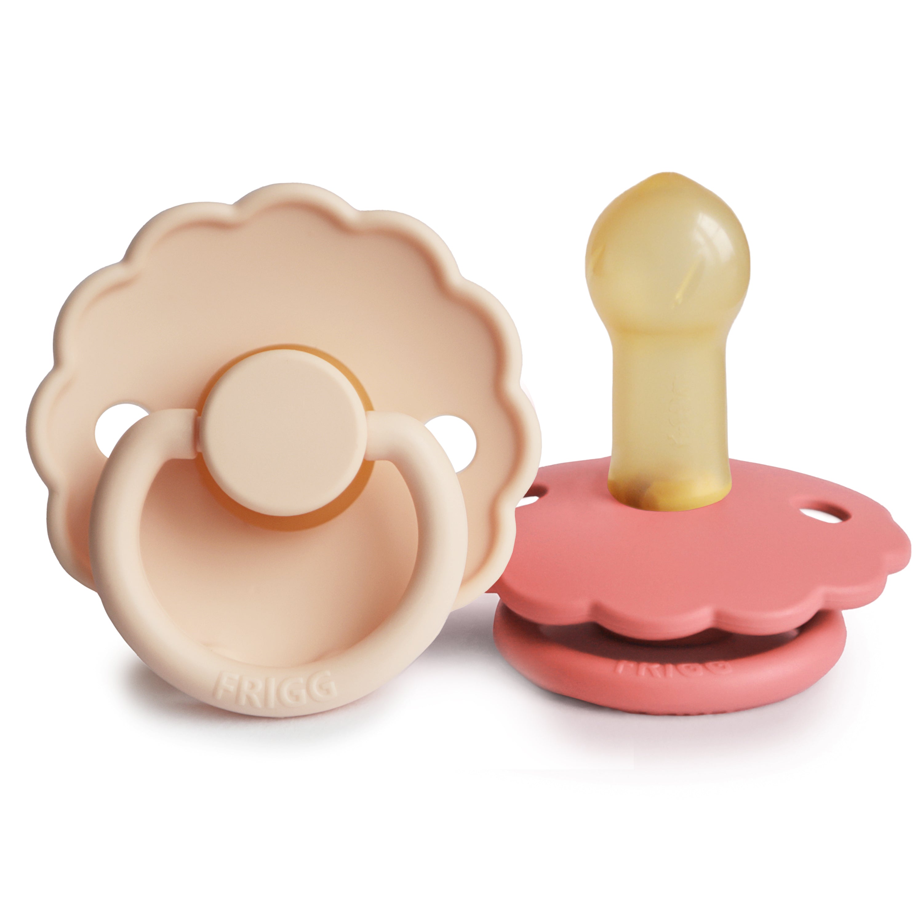 FRIGG Daisy Natural Rubber Pacifier 2-Pack {Drop Ship}