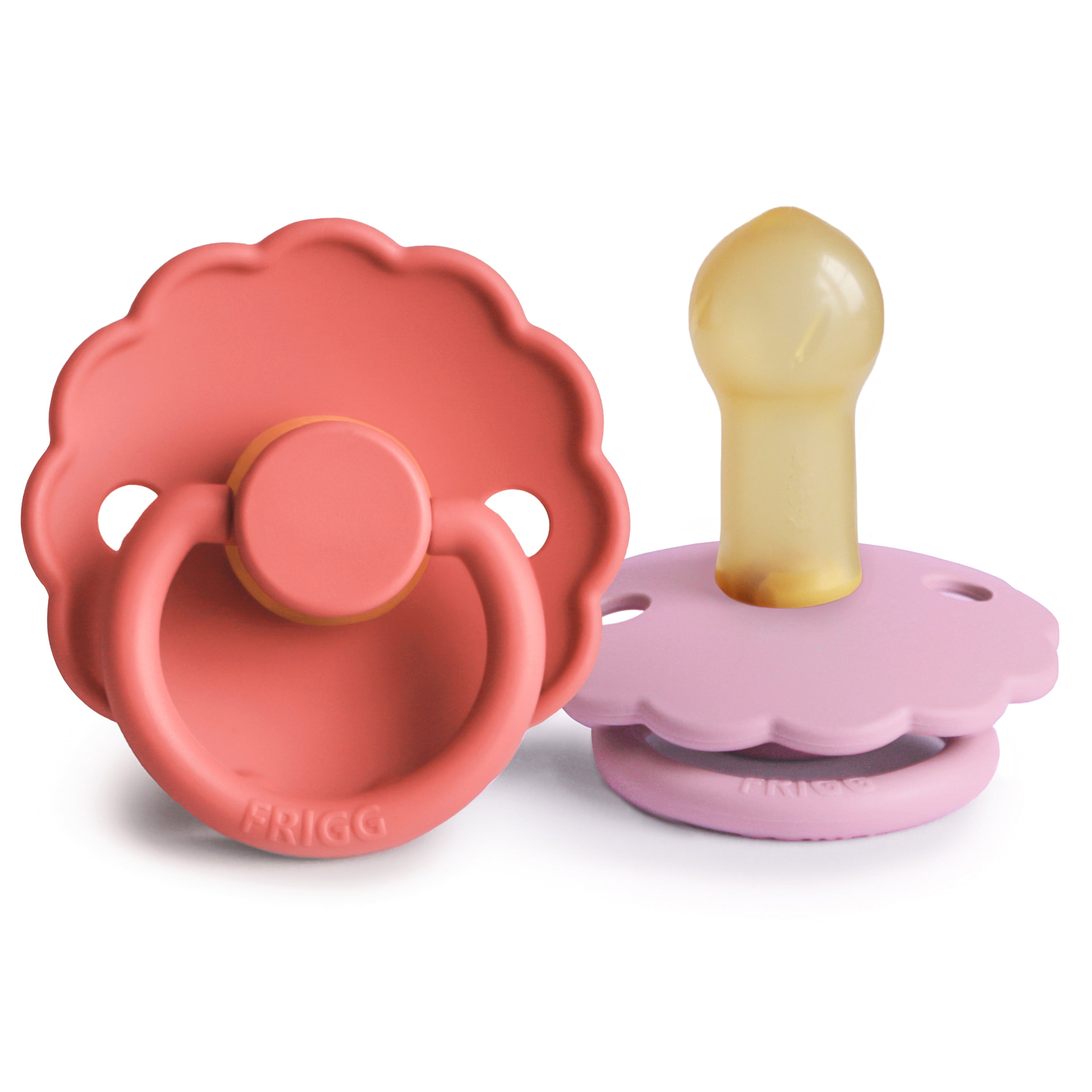 FRIGG Daisy Natural Rubber Pacifier 2-Pack {Drop Ship}