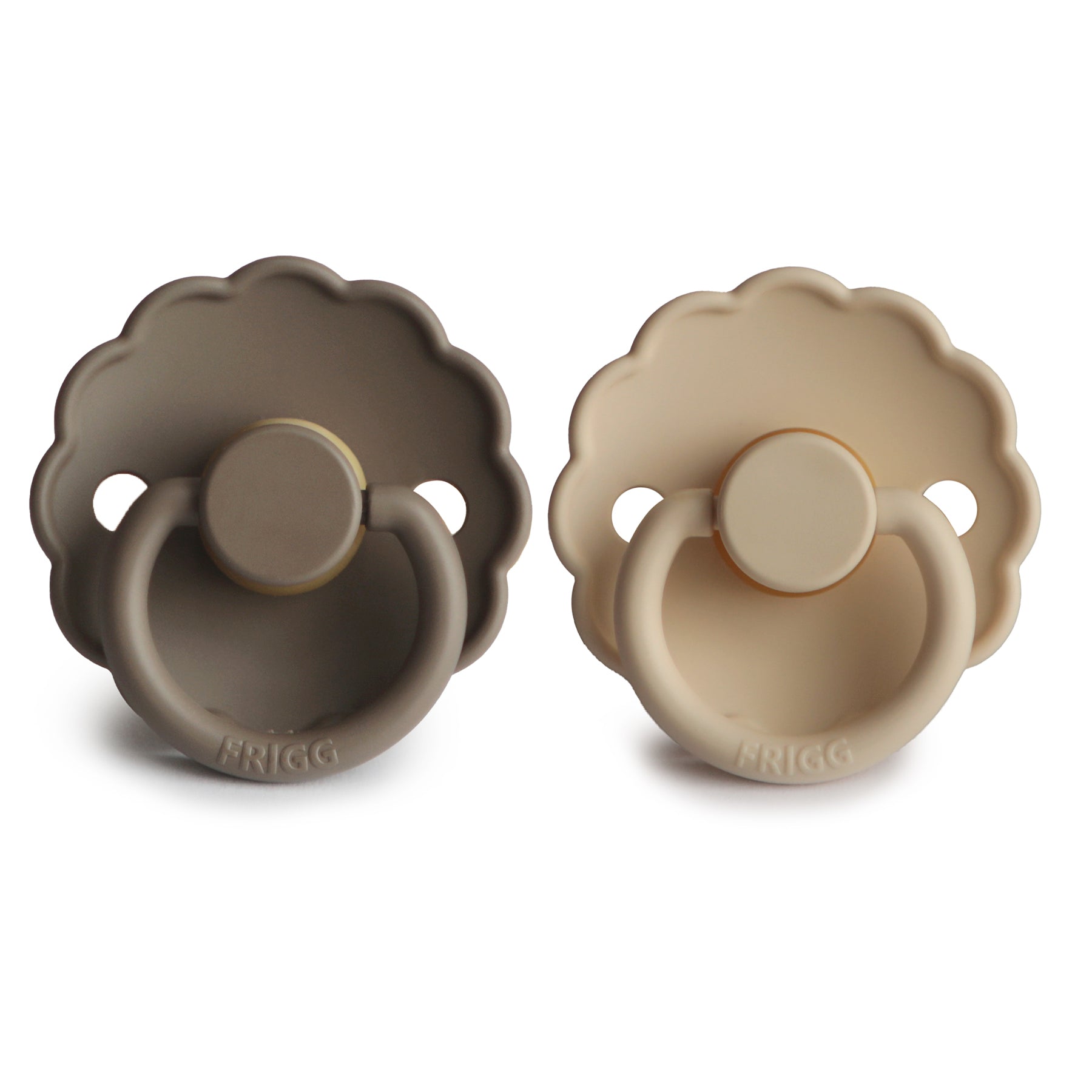 FRIGG Daisy Natural Rubber Pacifier 2-Pack {Drop Ship}