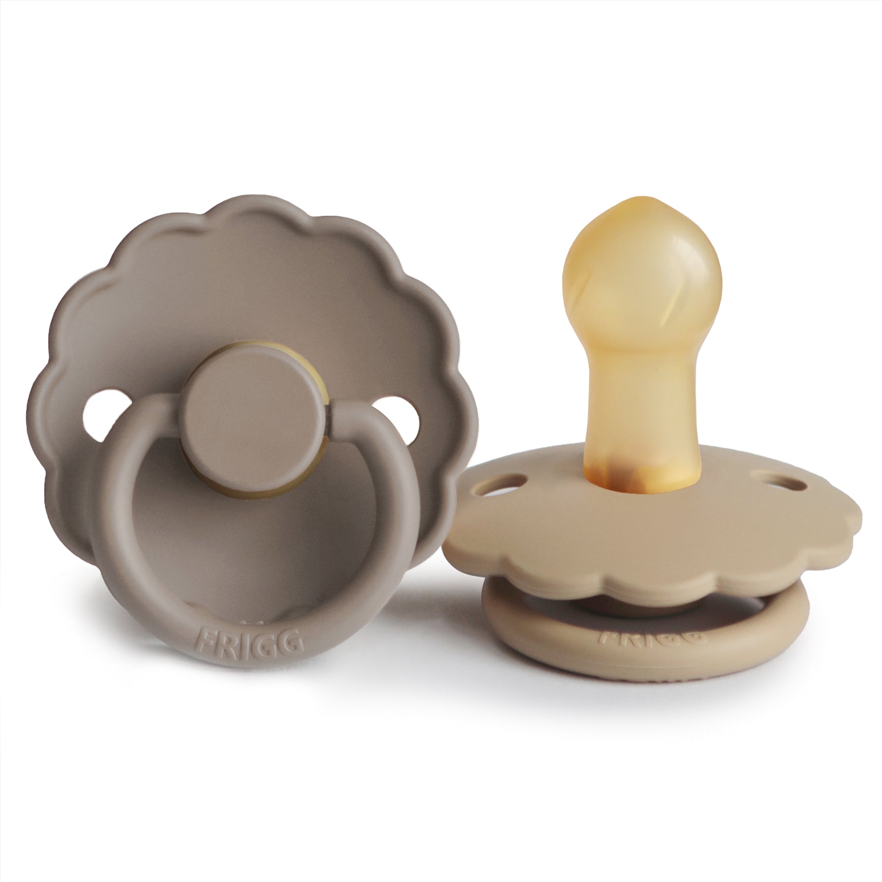 FRIGG Daisy Natural Rubber Pacifier 2-Pack {Drop Ship}