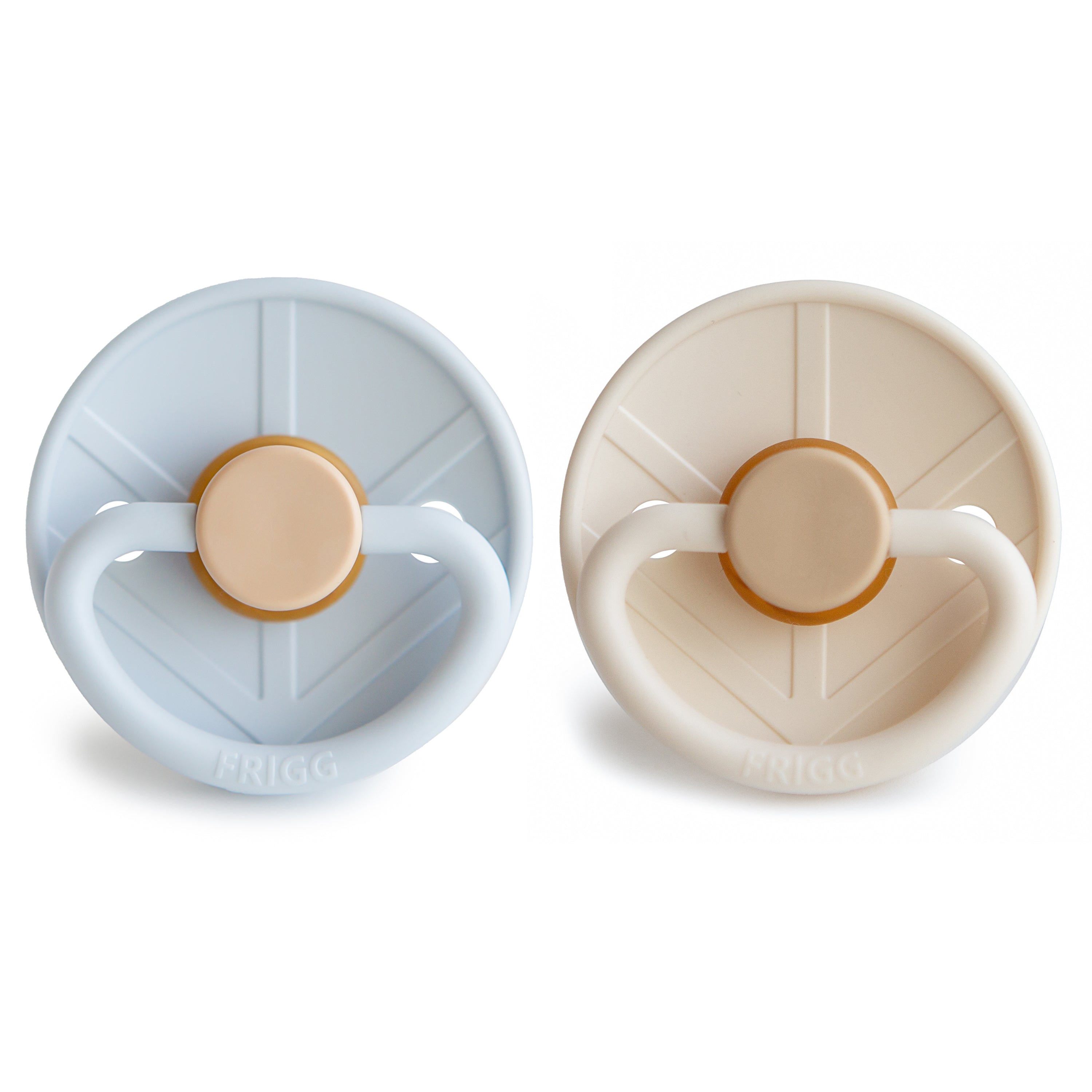 FRIGG Little Viking Natural Rubber Pacifier 2-Pack {Drop Ship}