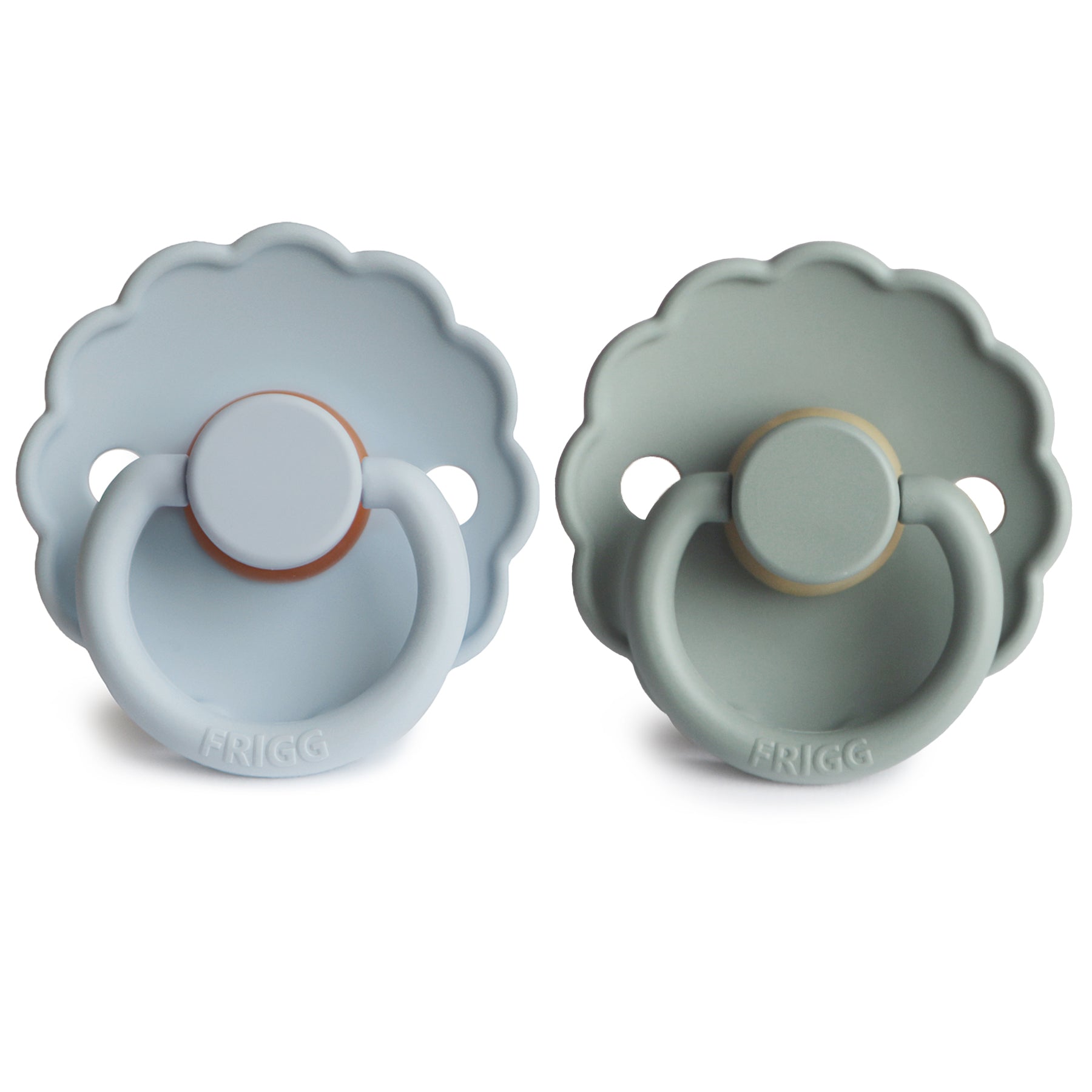 FRIGG Daisy Natural Rubber Pacifier 2-Pack {Drop Ship}