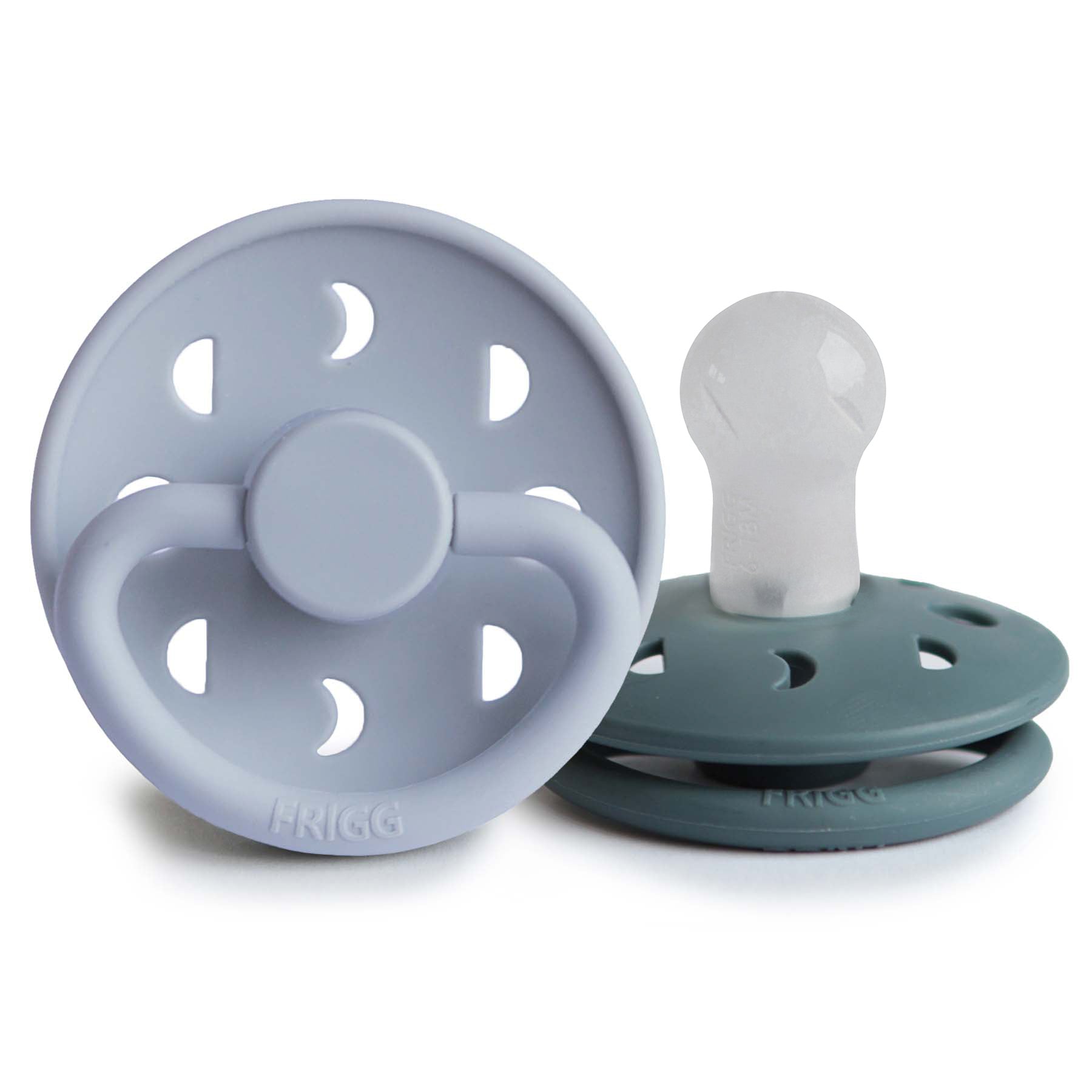 FRIGG Moon Silicone Pacifier 2-Pack {Drop Ship}