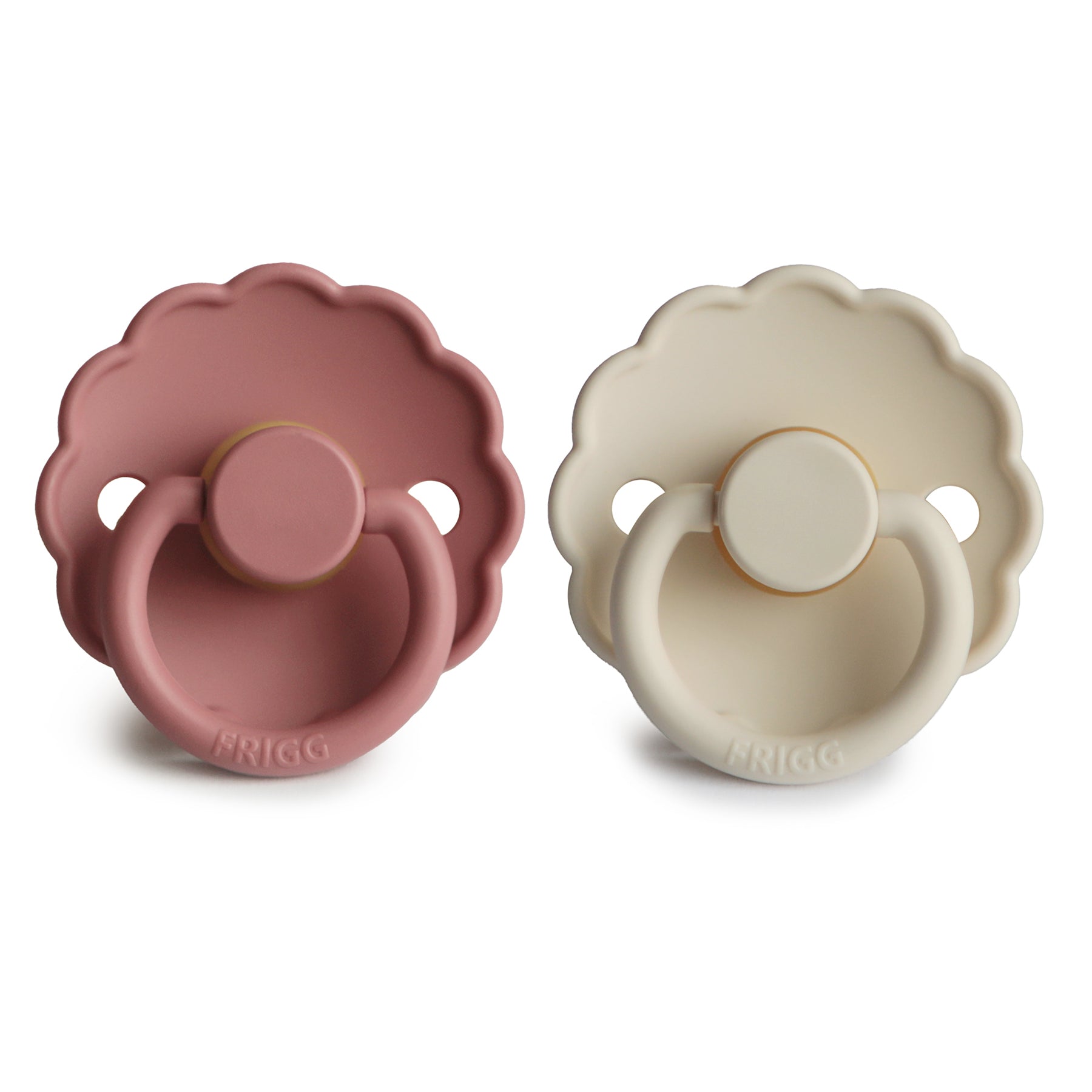 FRIGG Daisy Natural Rubber Pacifier 2-Pack {Drop Ship}