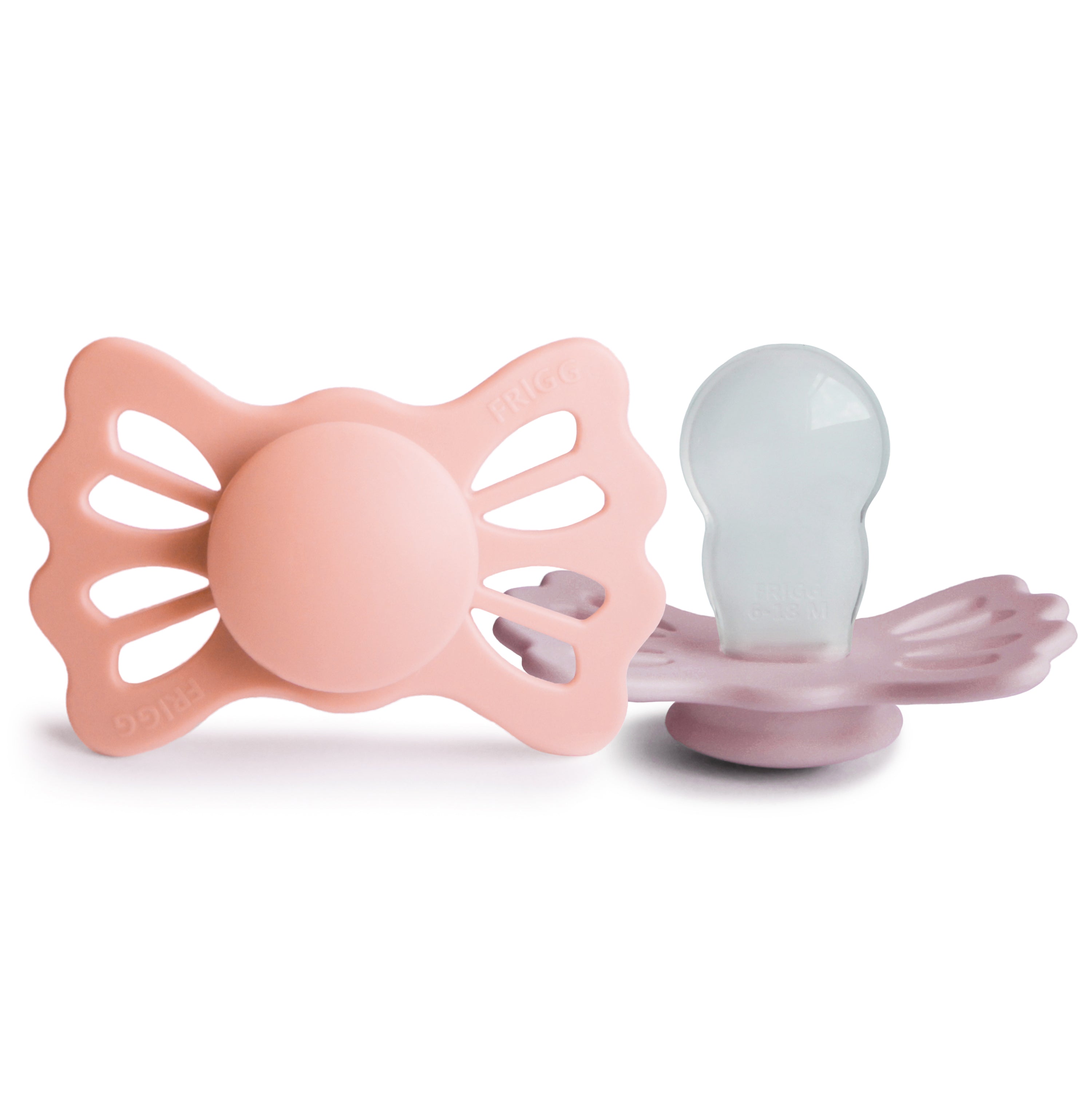 FRIGG Lucky Symmetrical Silicone Pacifier 2-Pack (6-18 Months) {Drop Ship}