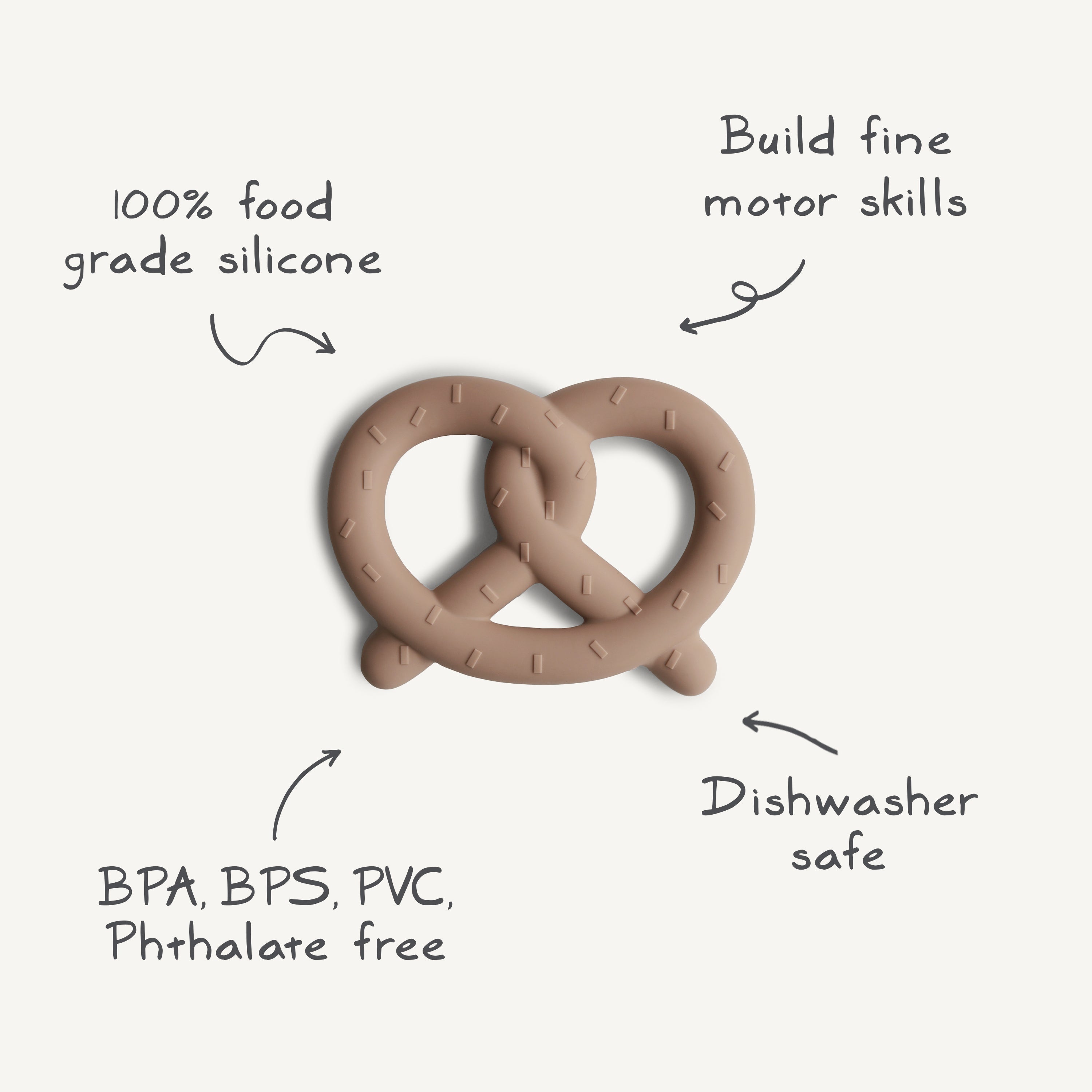 Pretzel Teether {Drop Ship}