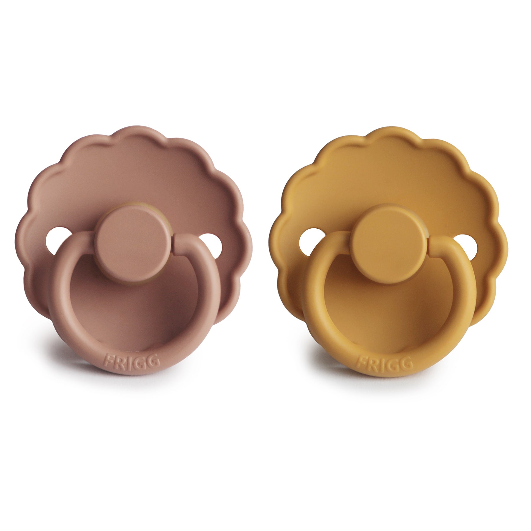 FRIGG Daisy Natural Rubber Pacifier 2-Pack {Drop Ship}