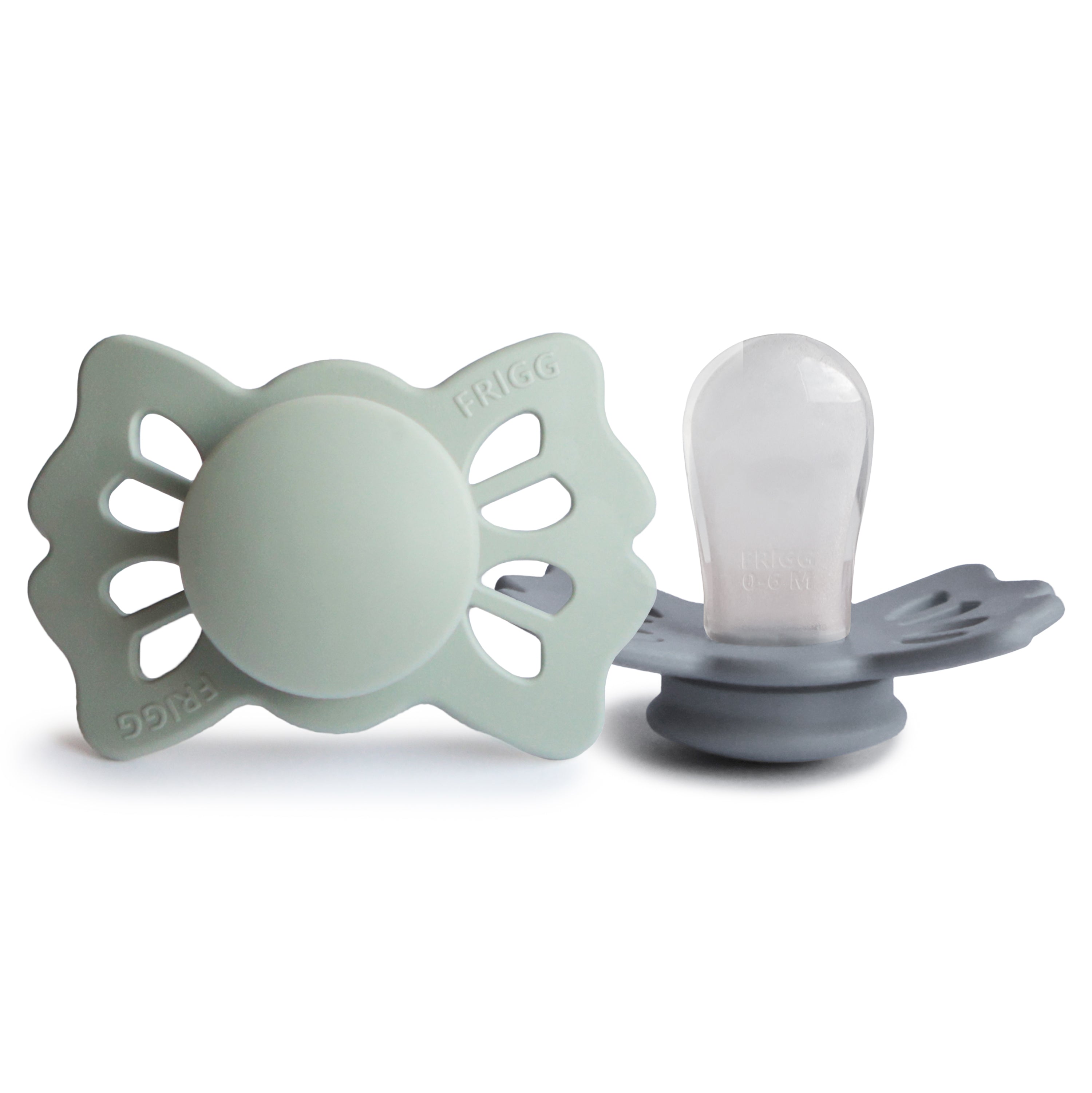 FRIGG Lucky Symmetrical Silicone Pacifier 2-Pack (0-6 Months) {Drop Ship}