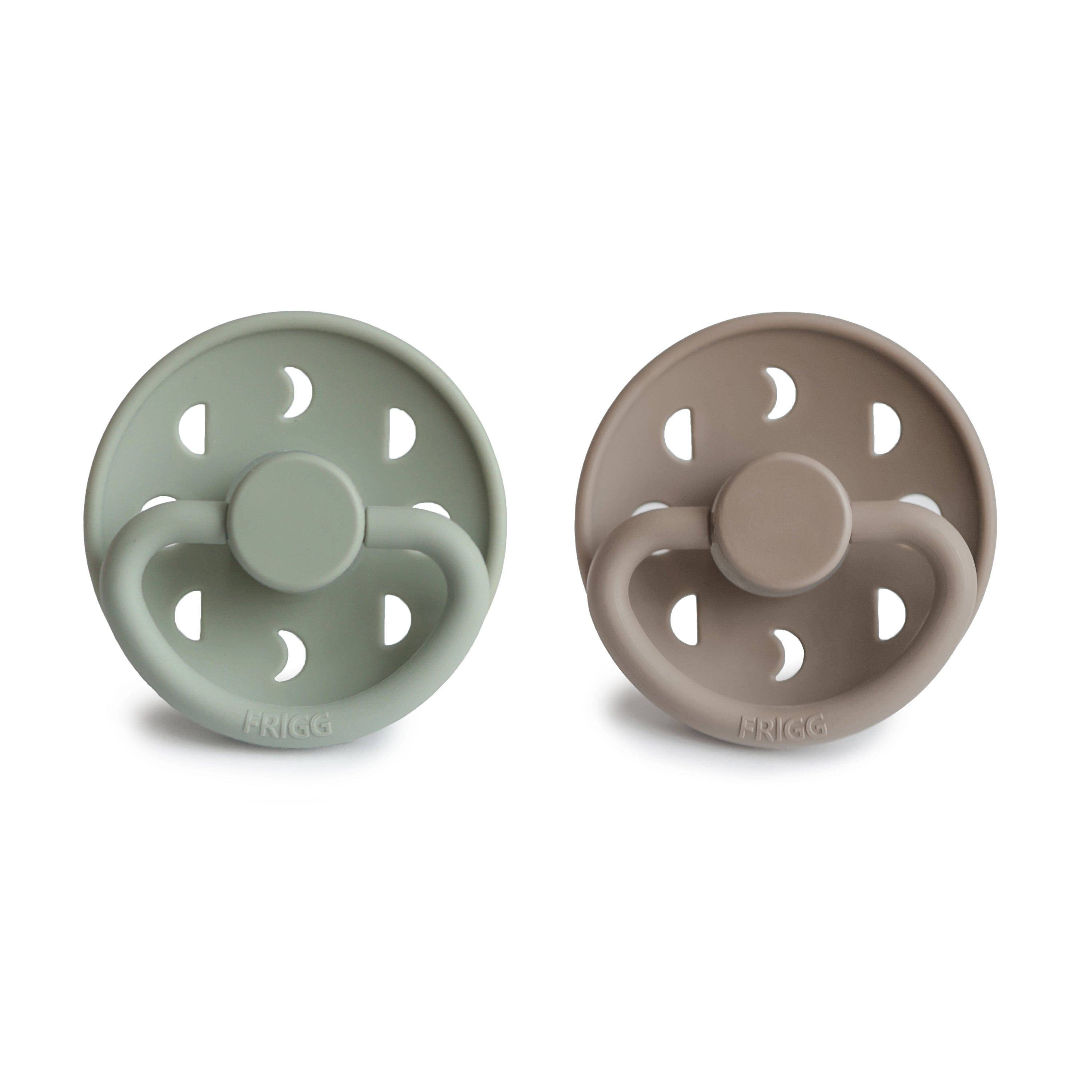 FRIGG Moon Silicone Pacifier 2-Pack {Drop Ship}