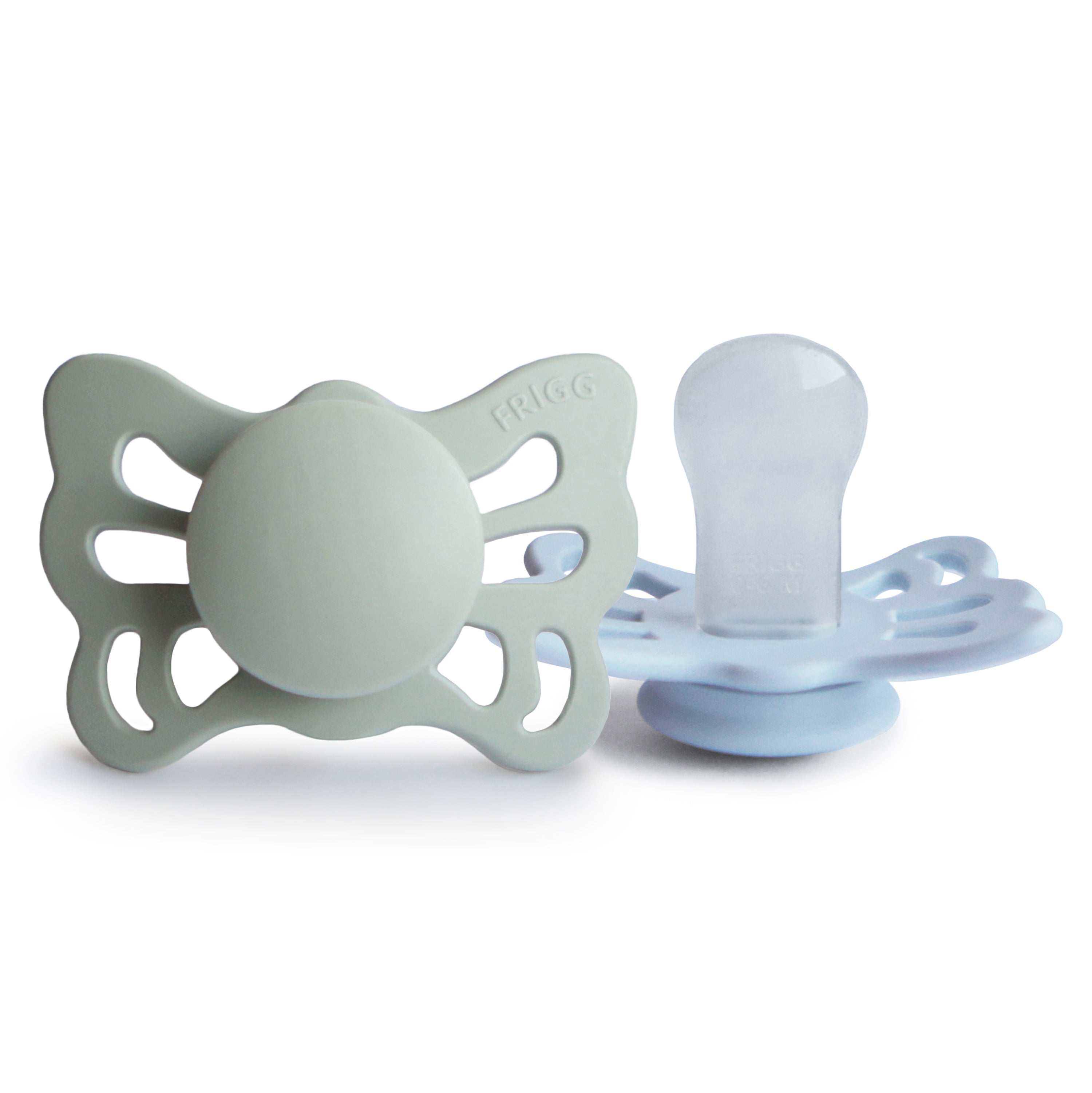 FRIGG Butterfly Anatomical Silicone Pacifier 2-Pack (0-6 Months) {Drop Ship}