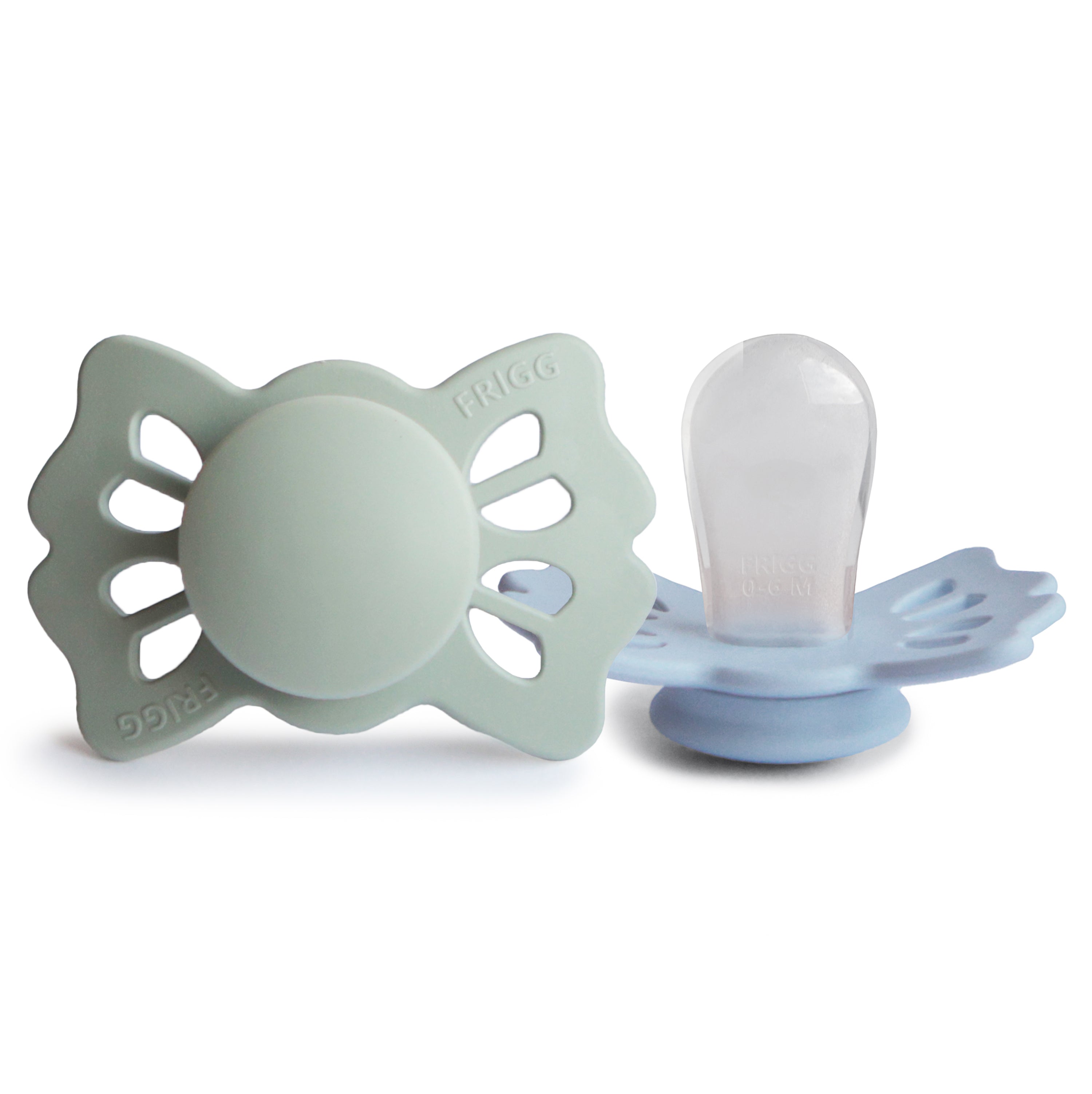 FRIGG Lucky Symmetrical Silicone Pacifier 2-Pack (0-6 Months) {Drop Ship}