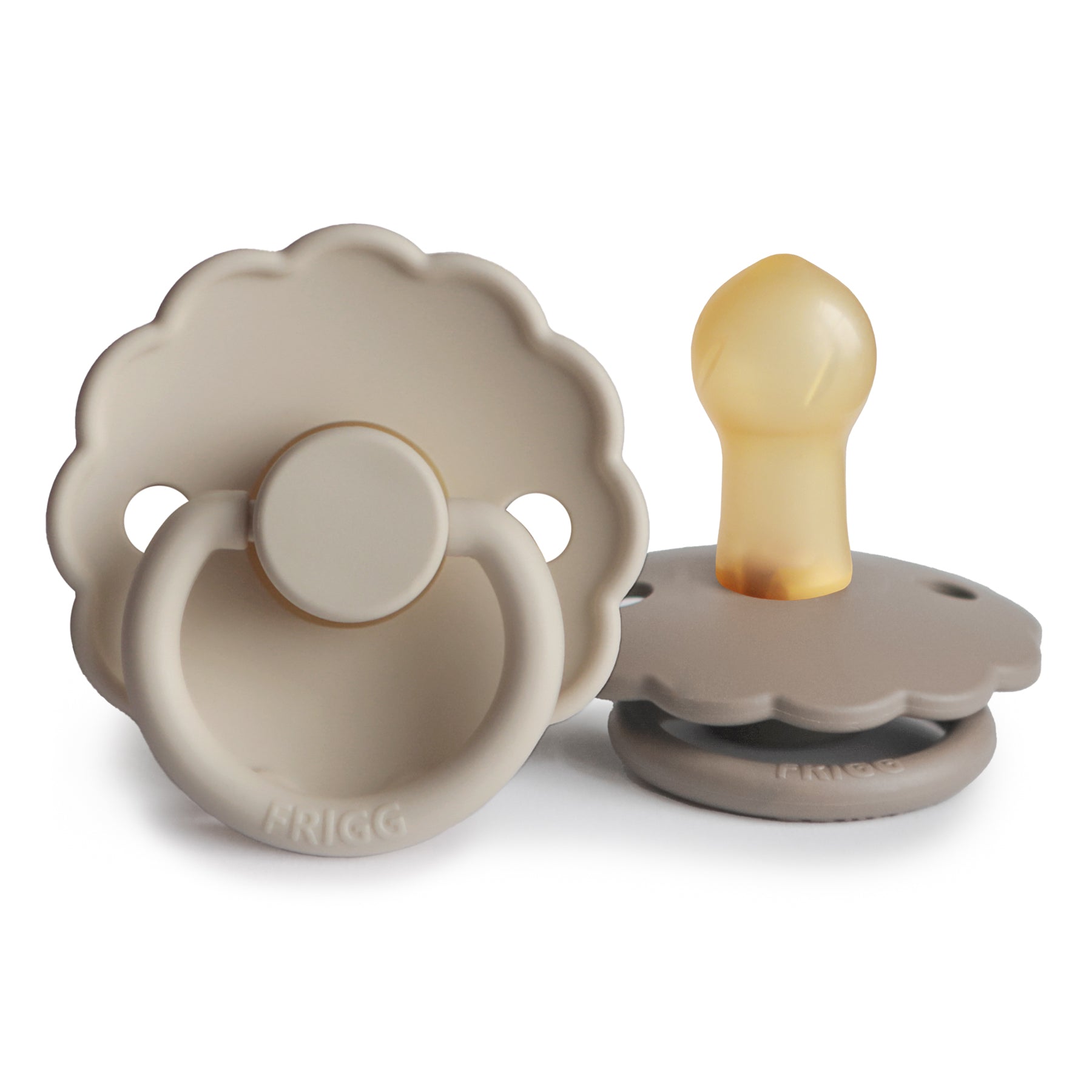 FRIGG Daisy Natural Rubber Pacifier 2-Pack {Drop Ship}