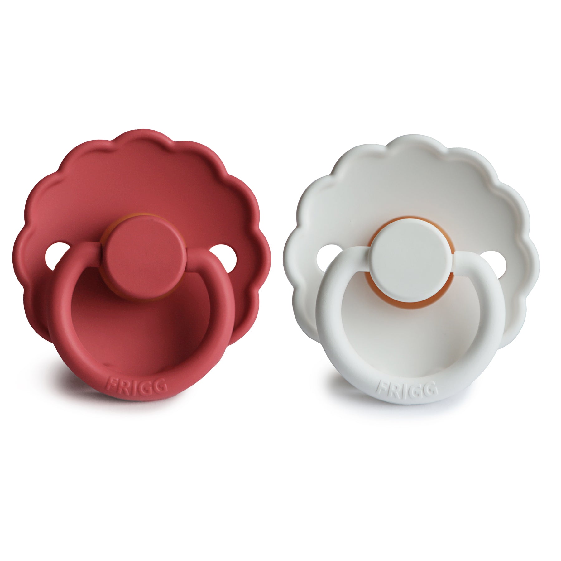 FRIGG Daisy Natural Rubber Pacifier 2-Pack {Drop Ship}