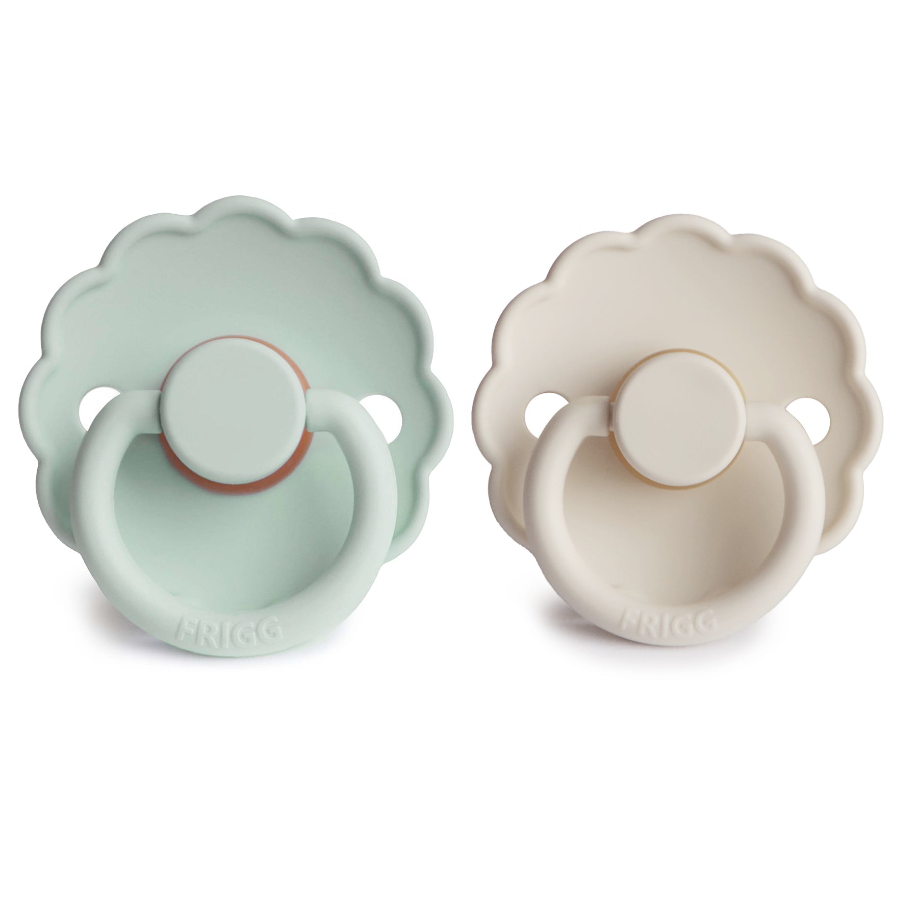 FRIGG Daisy Natural Rubber Pacifier 2-Pack {Drop Ship}
