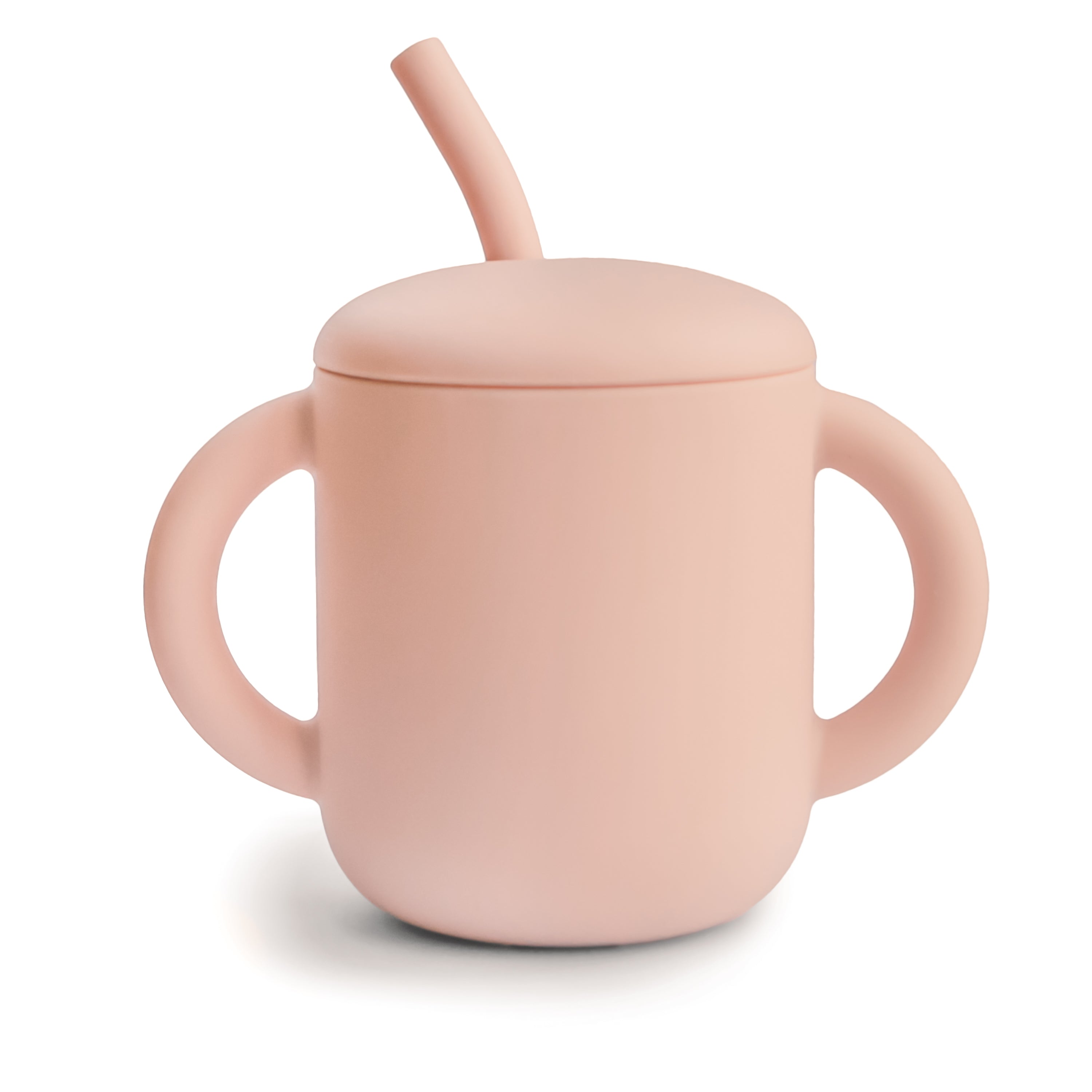 Silicone Training Cup + Straw {Drop Ship}