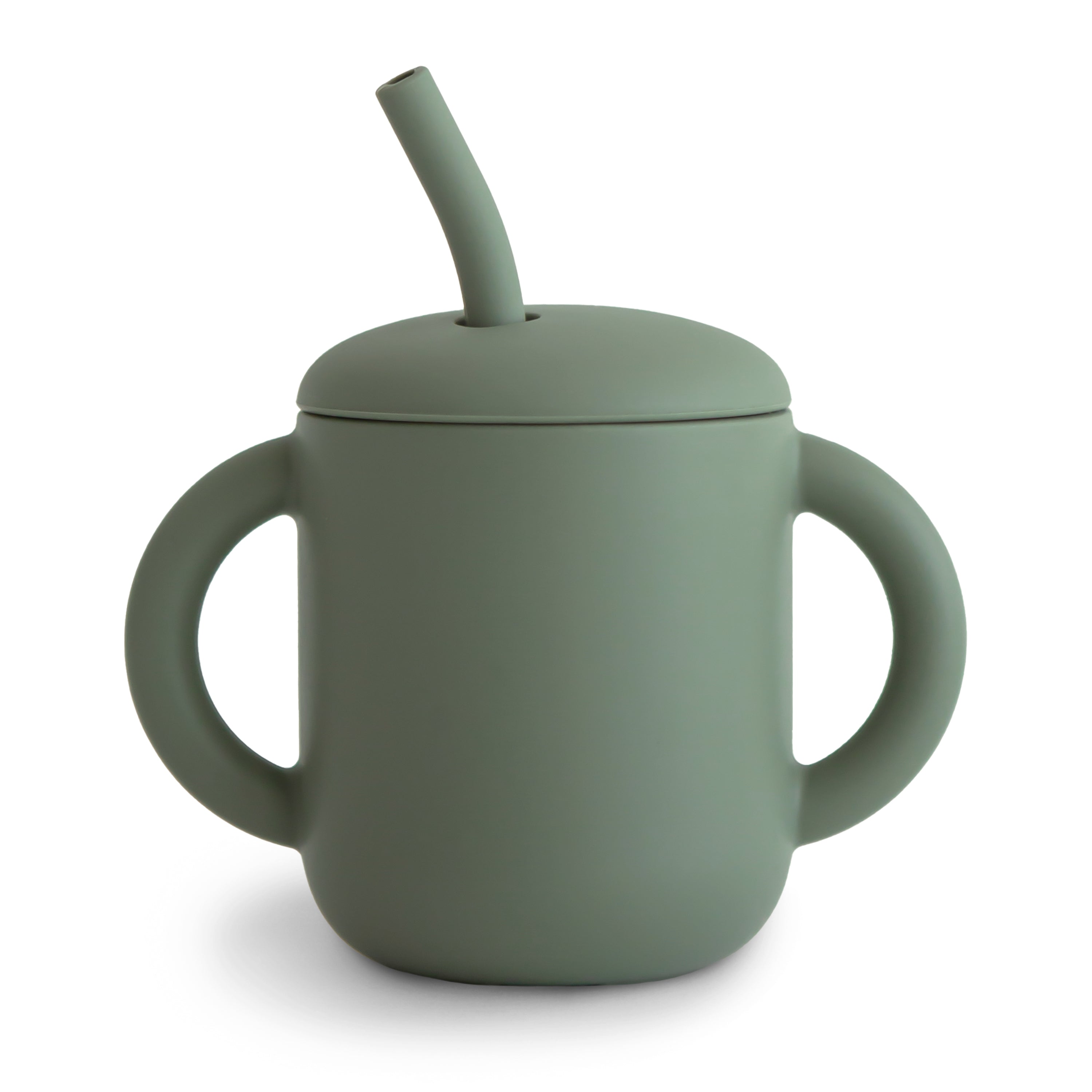 Silicone Training Cup + Straw {Drop Ship}