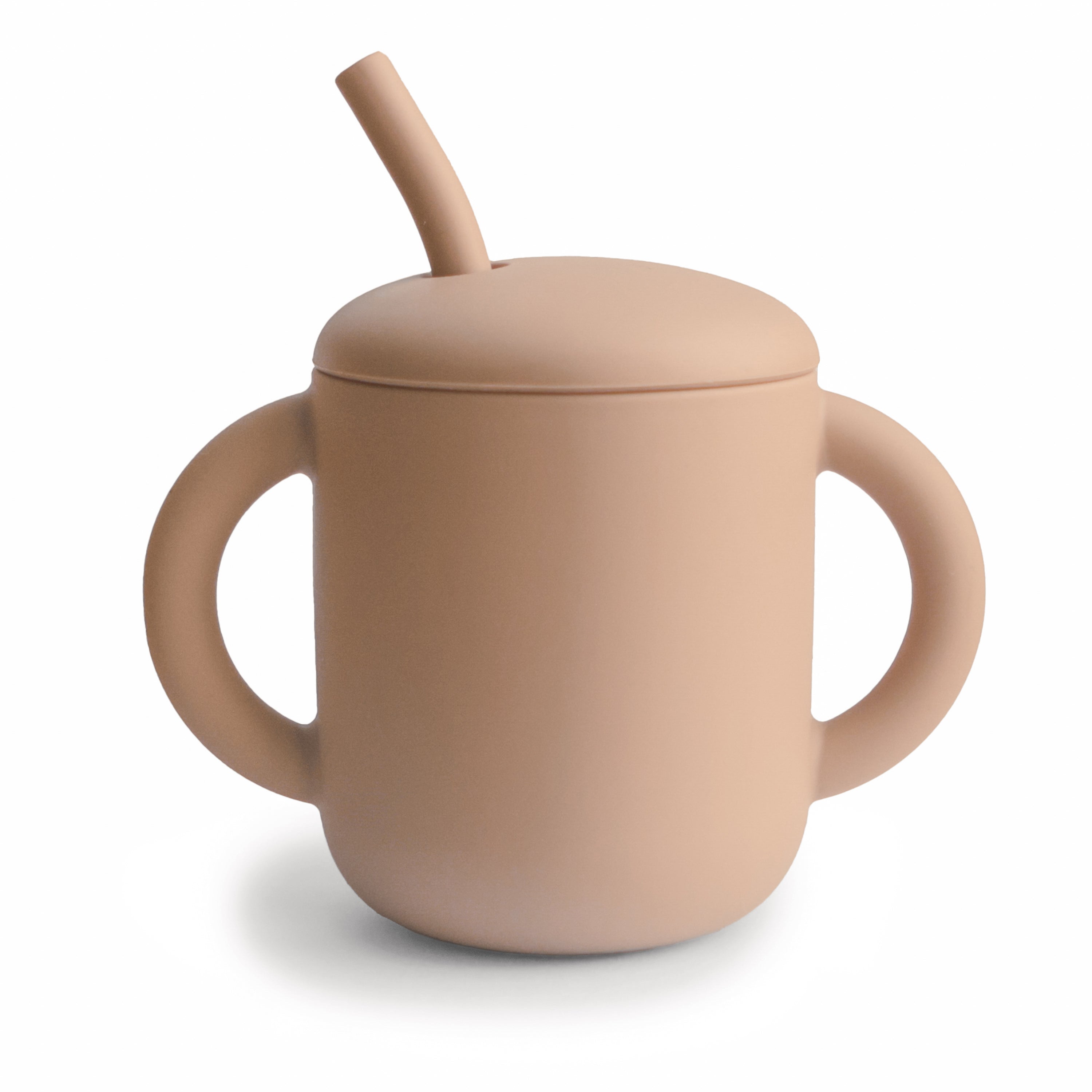 Silicone Training Cup + Straw {Drop Ship}
