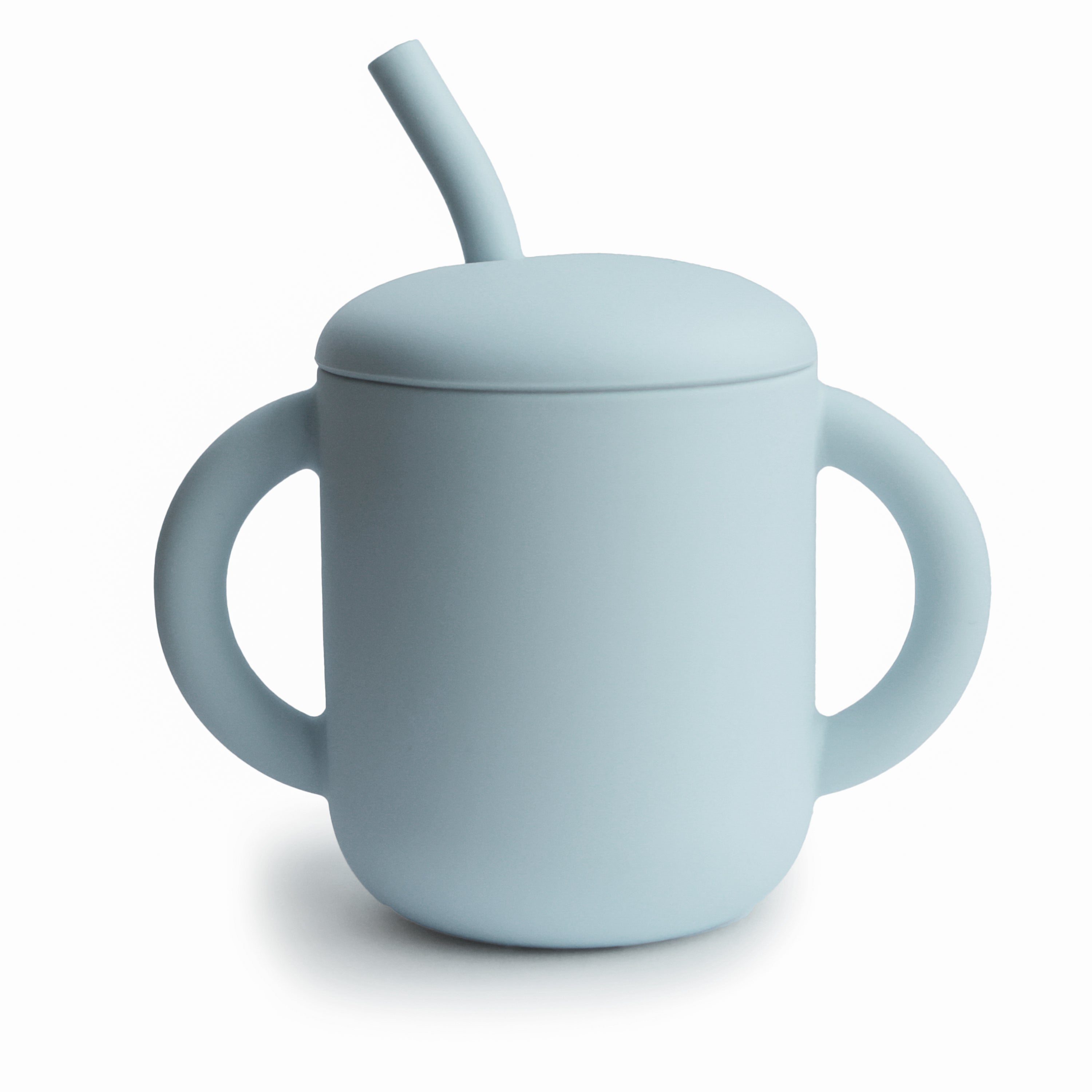 Silicone Training Cup + Straw {Drop Ship}