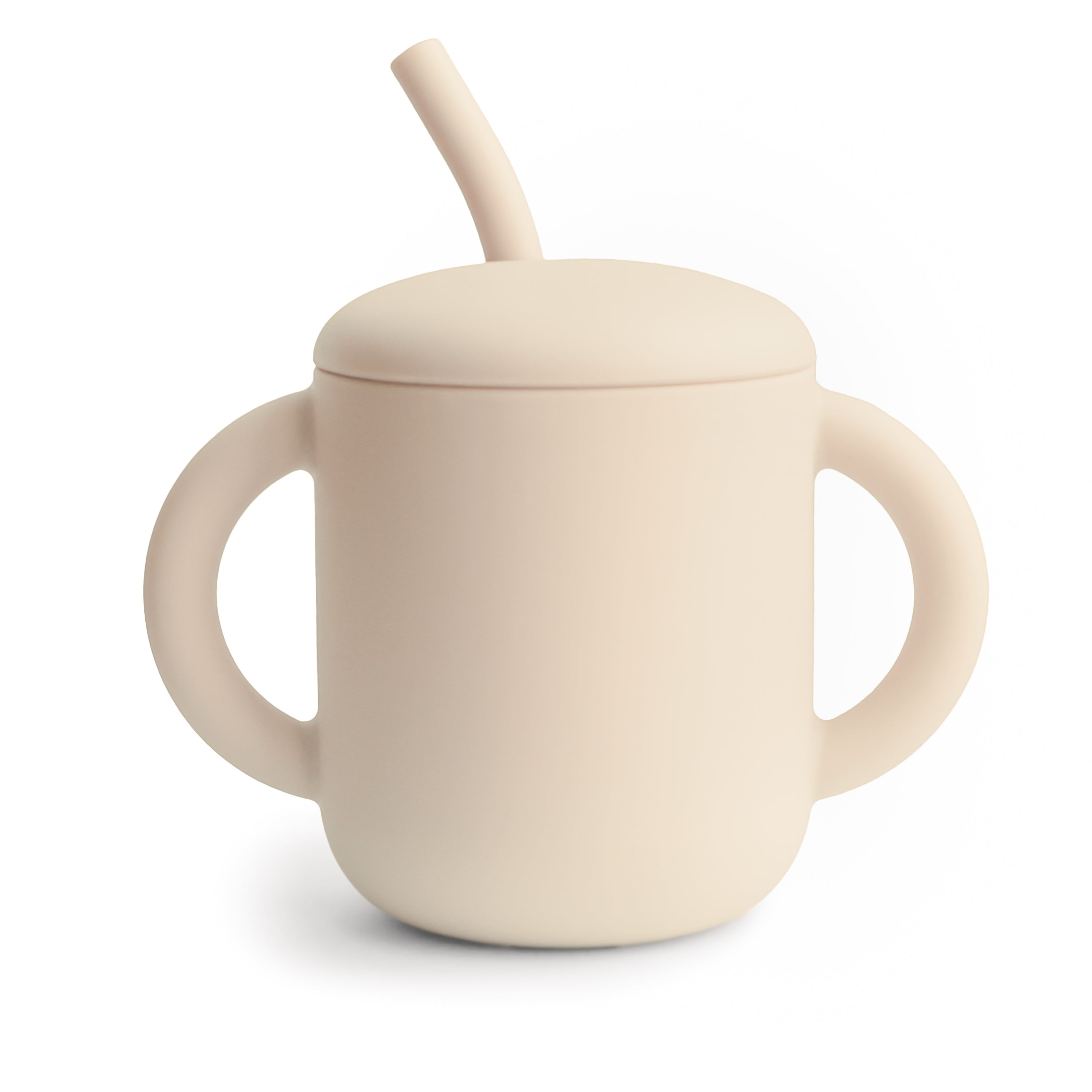 Silicone Training Cup + Straw {Drop Ship}