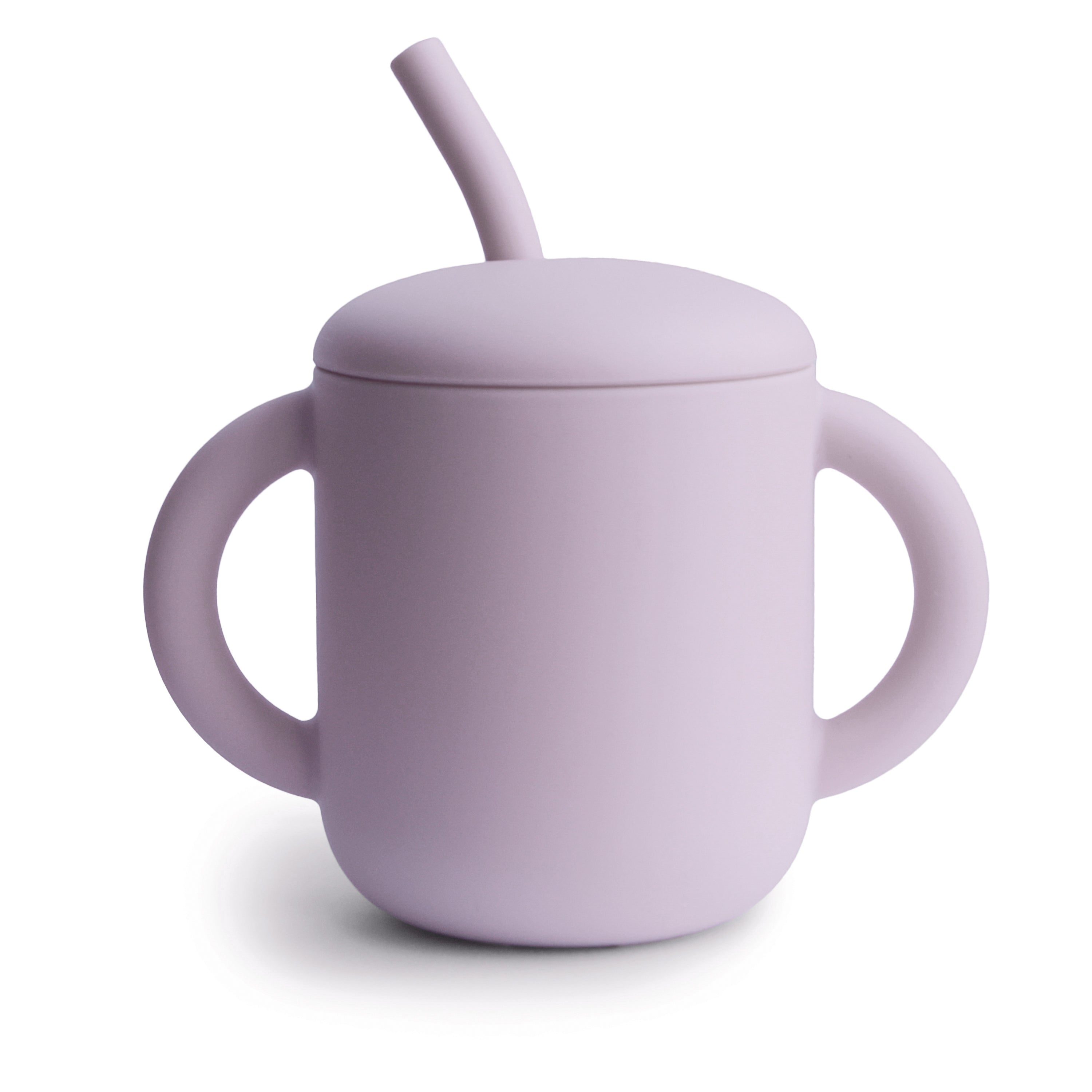 Silicone Training Cup + Straw {Drop Ship}