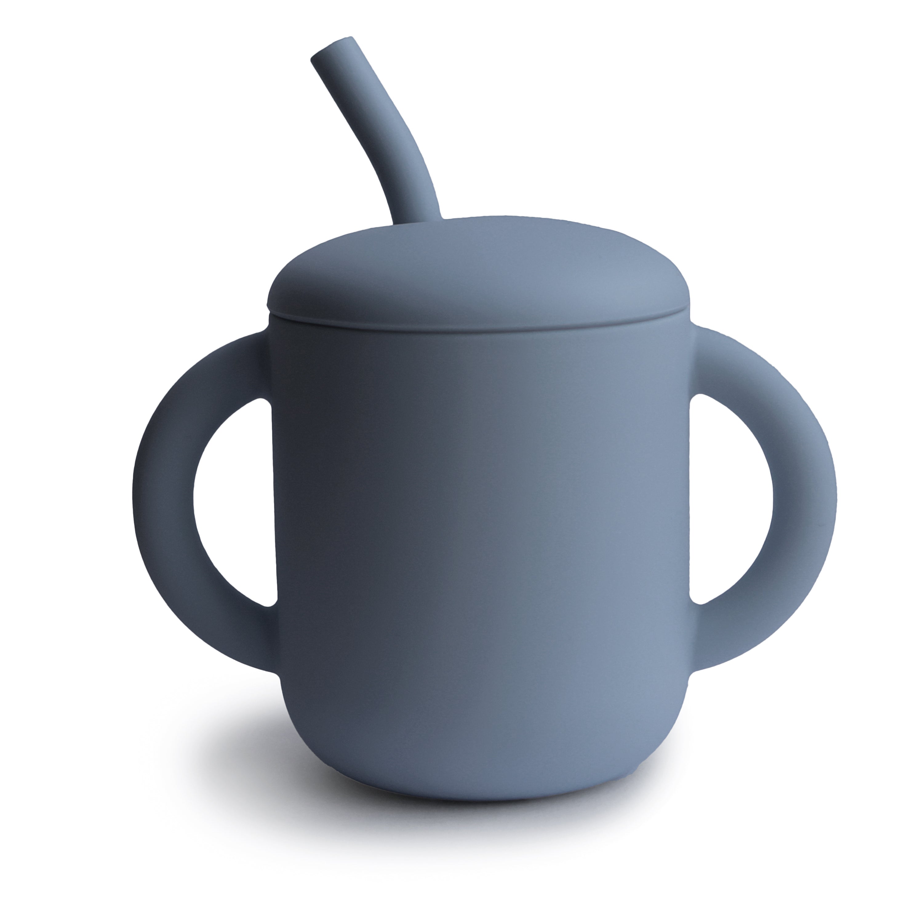 Silicone Training Cup + Straw {Drop Ship}
