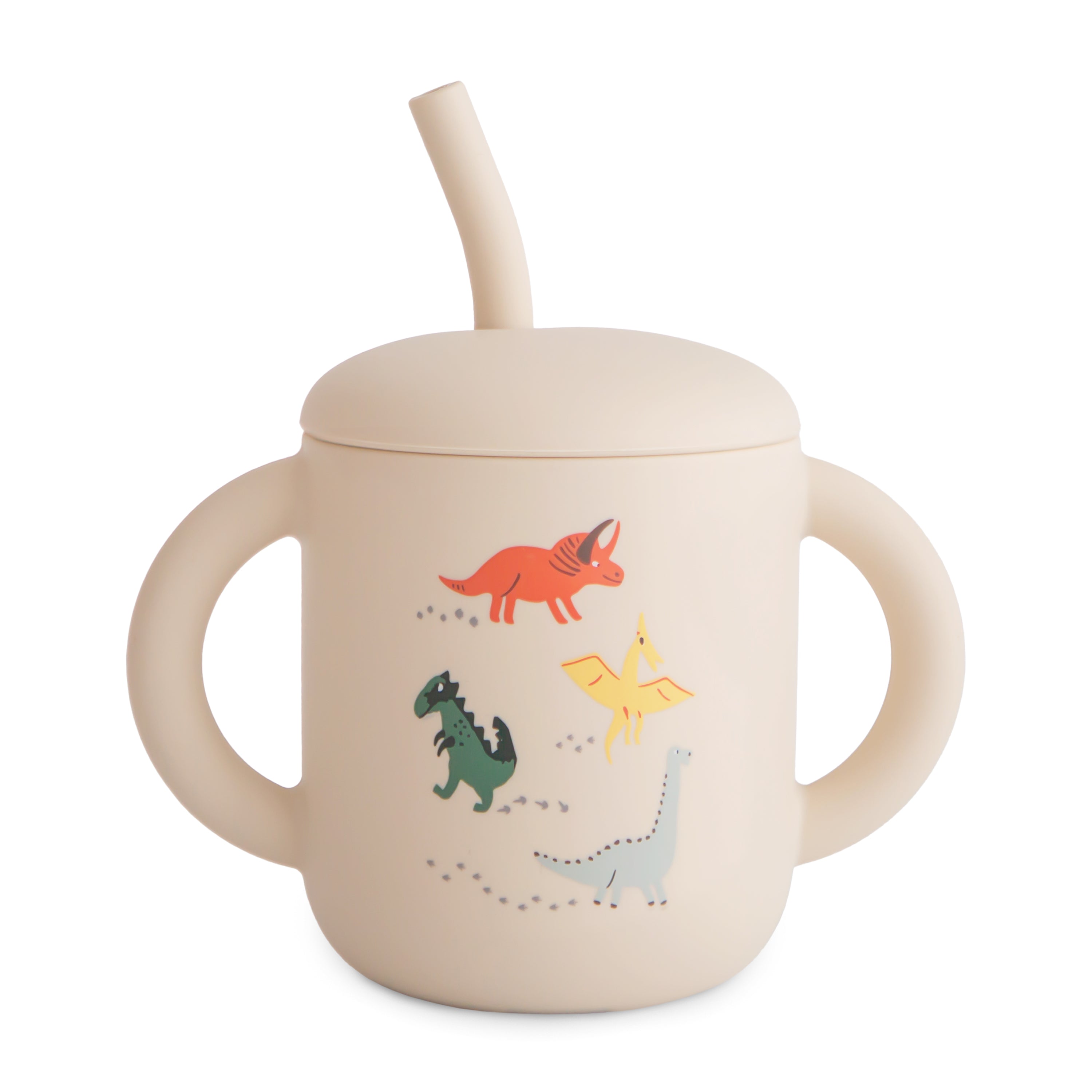 Silicone Training Cup + Straw {Drop Ship}