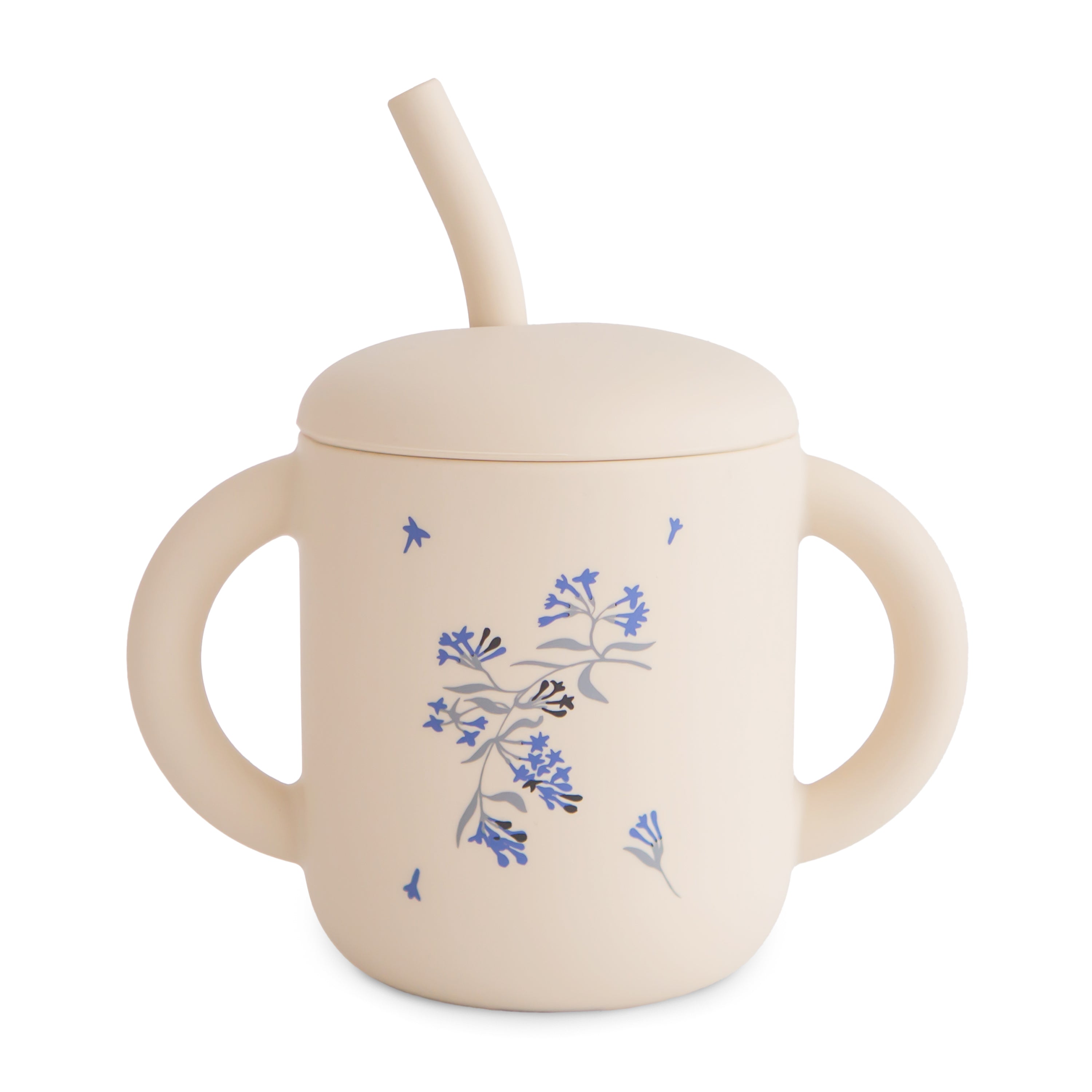 Silicone Training Cup + Straw {Drop Ship}