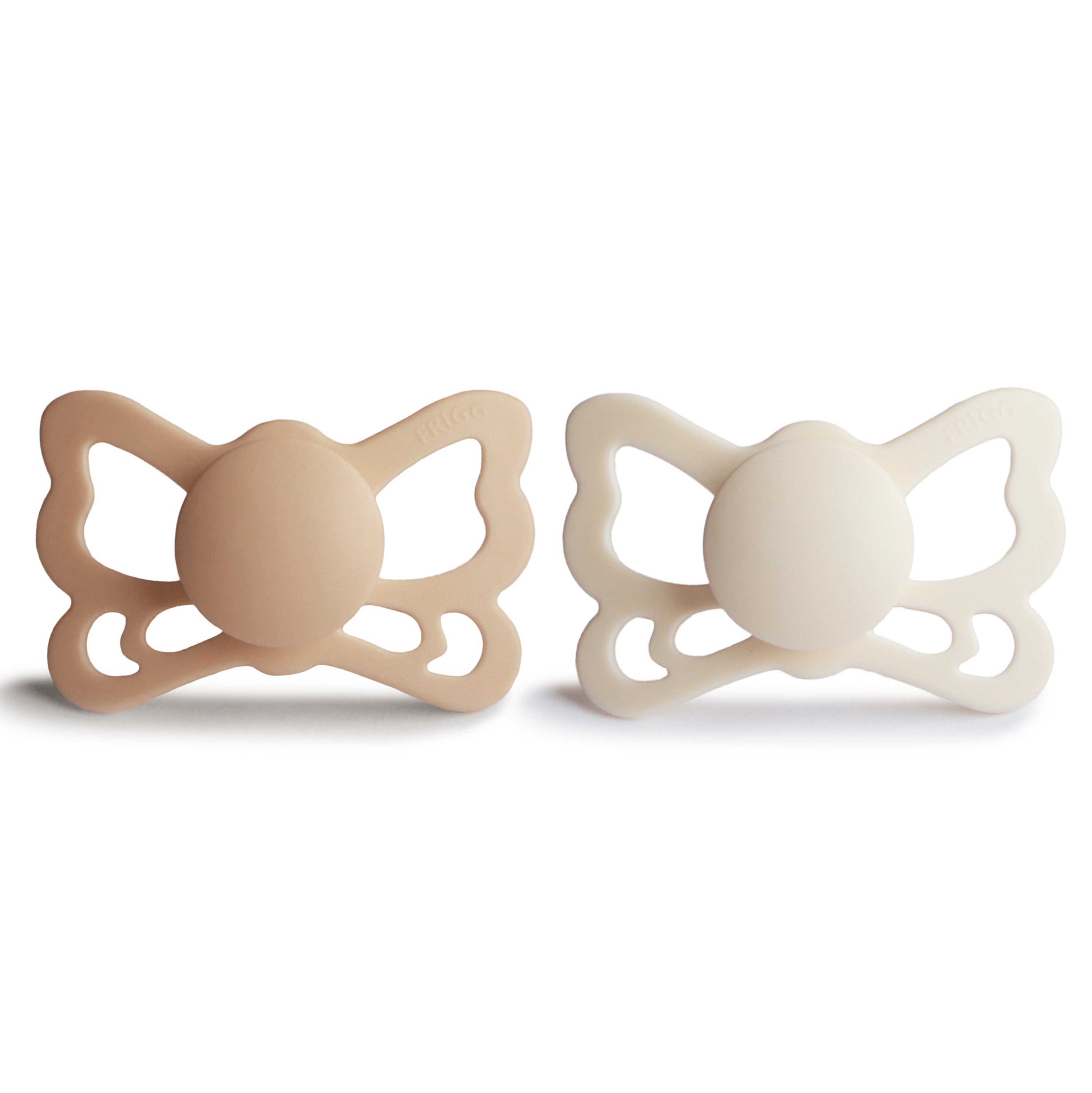 FRIGG Butterfly Anatomical Silicone Pacifier 2-Pack (6-18 Months) {Drop Ship}