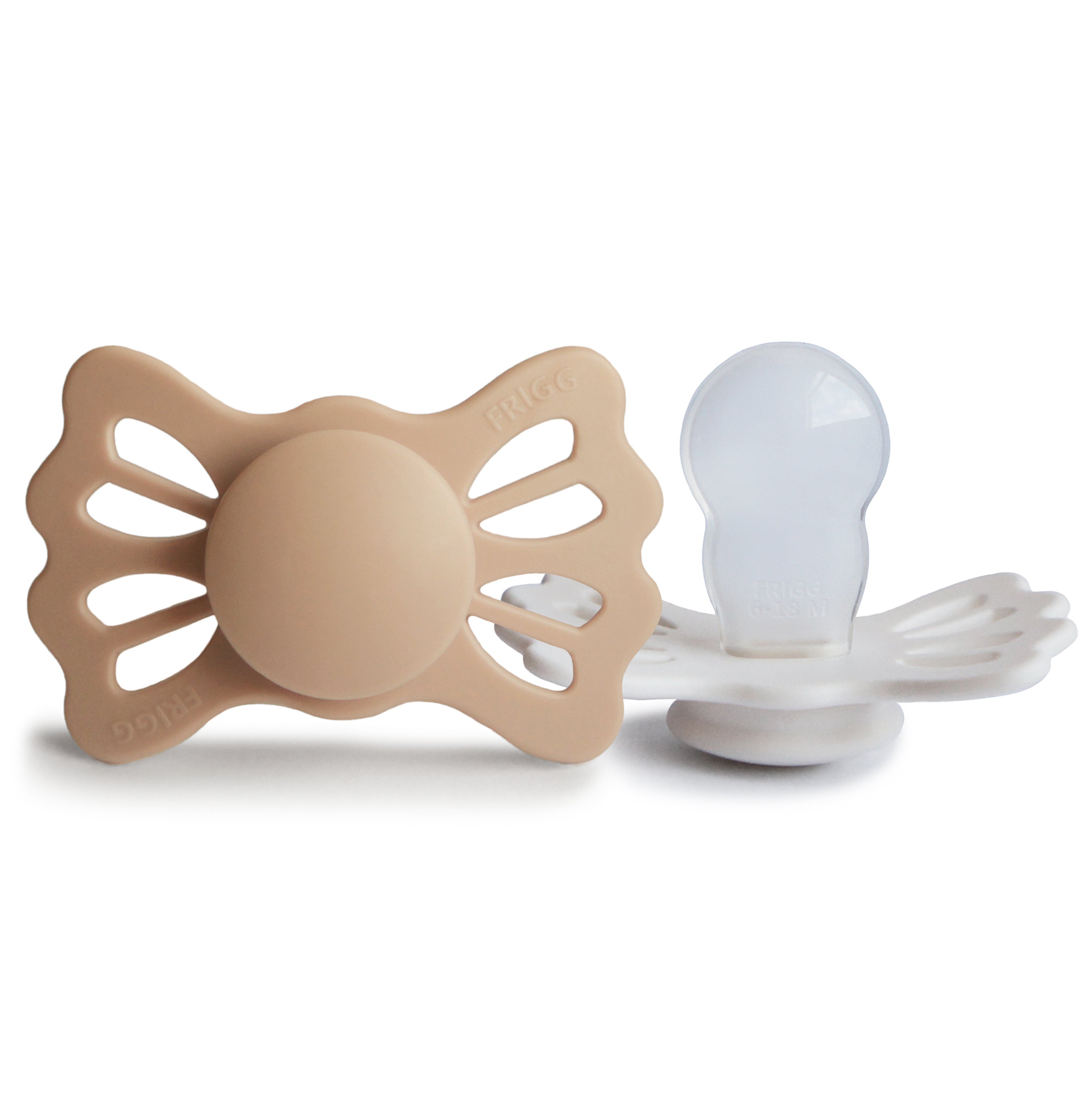 FRIGG Lucky Symmetrical Silicone Pacifier 2-Pack (6-18 Months) {Drop Ship}