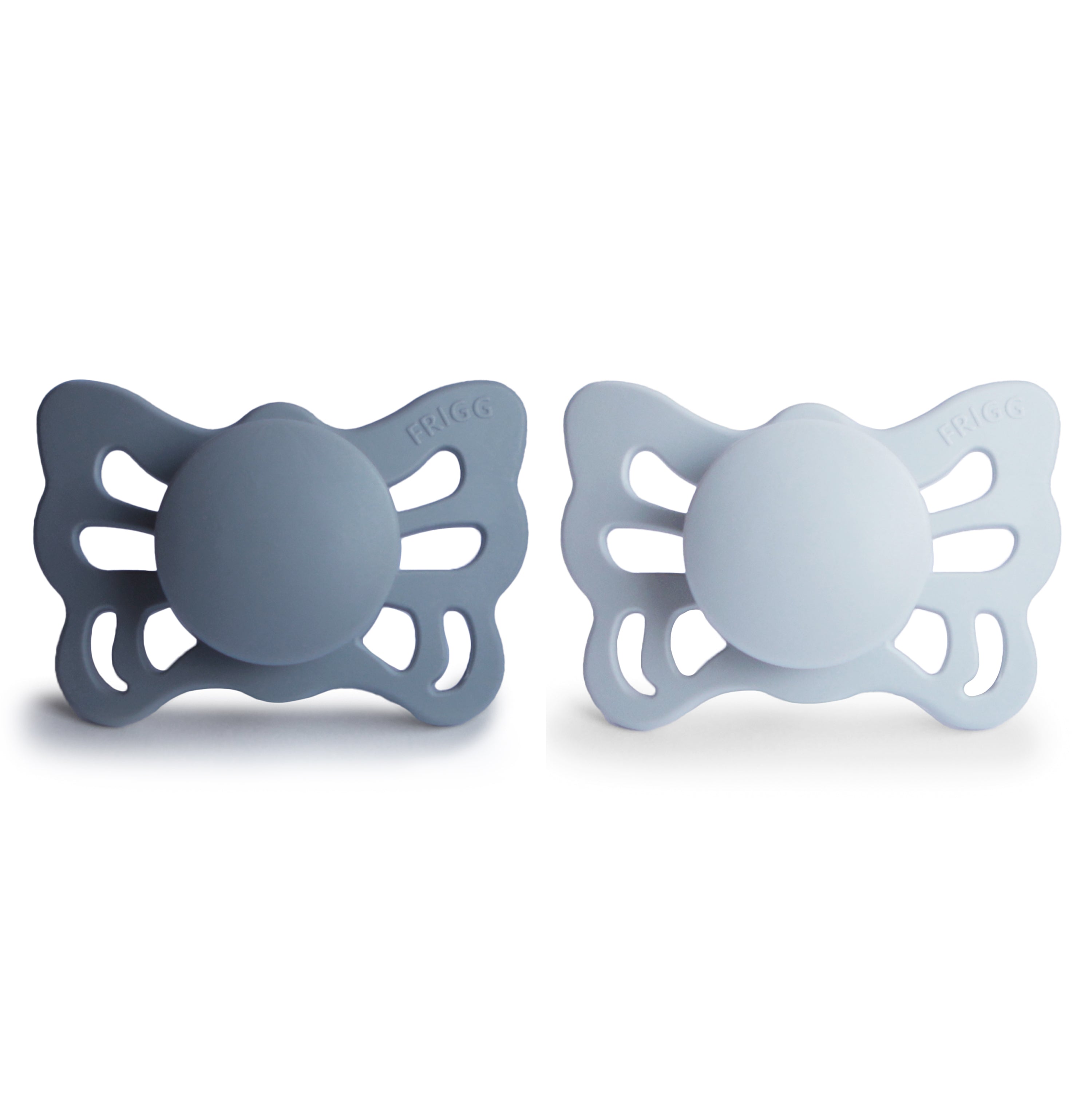 FRIGG Butterfly Anatomical Silicone Pacifier 2-Pack (0-6 Months) {Drop Ship}