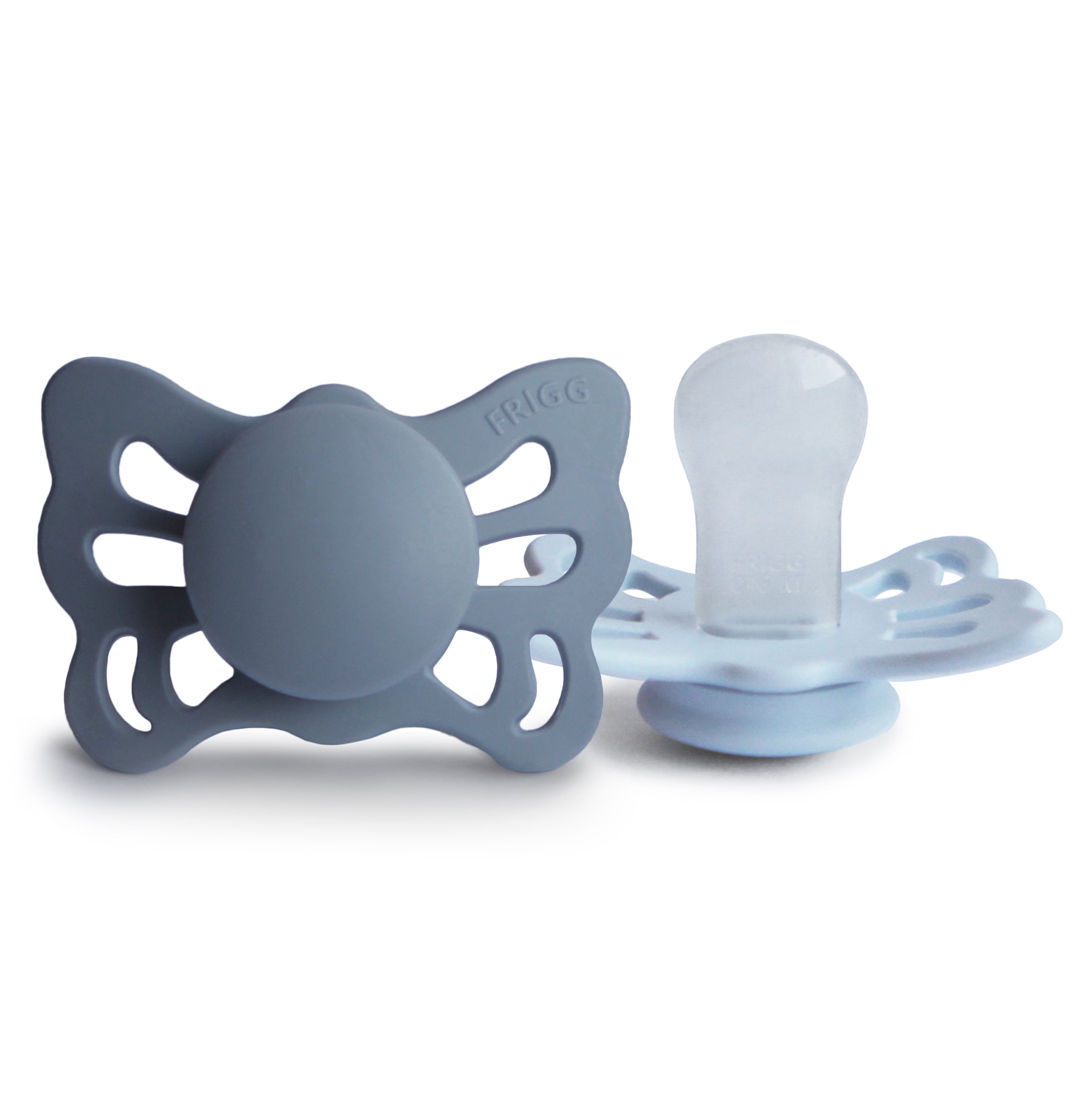 FRIGG Butterfly Anatomical Silicone Pacifier 2-Pack (0-6 Months) {Drop Ship}
