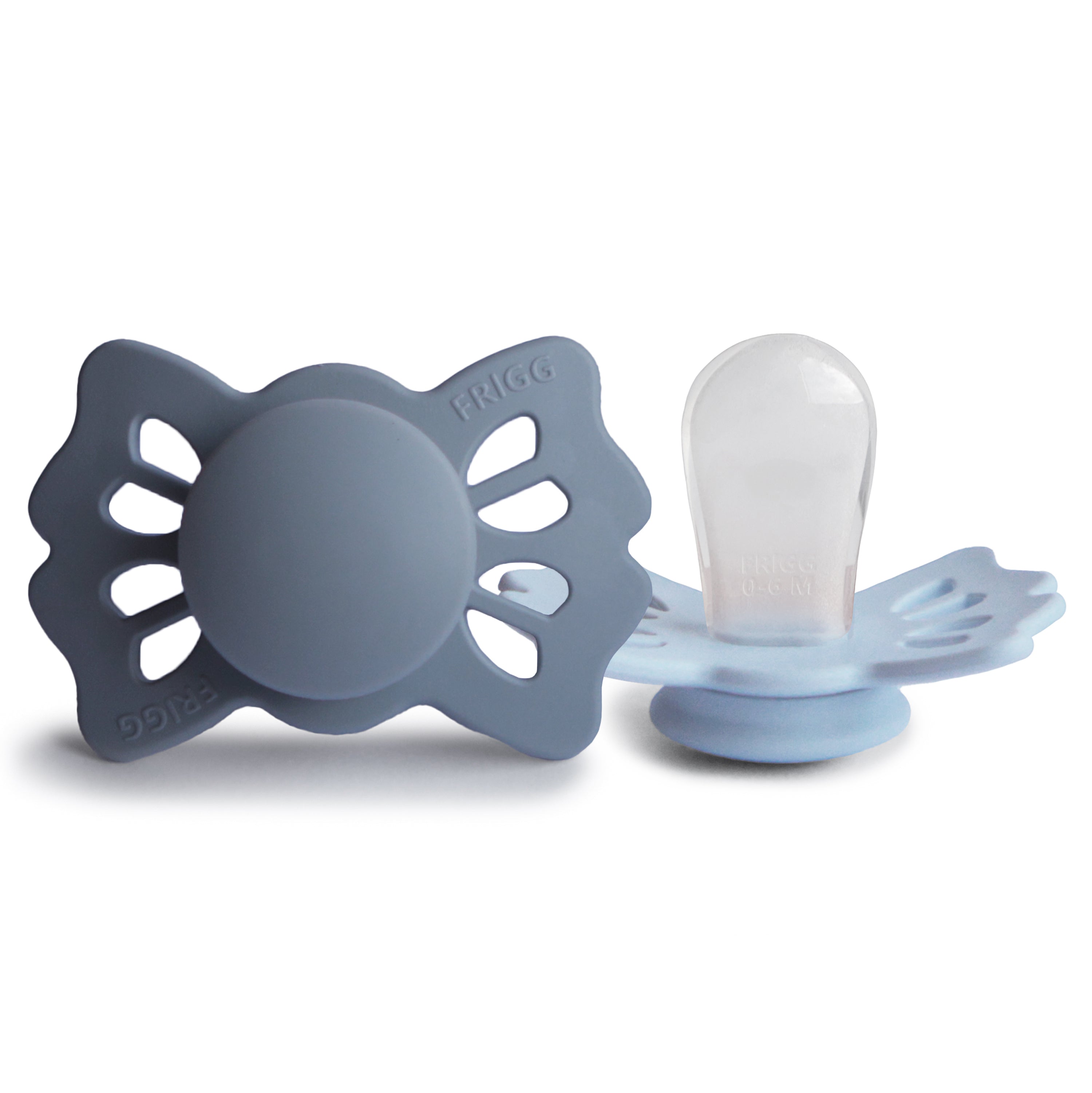 FRIGG Lucky Symmetrical Silicone Pacifier 2-Pack (0-6 Months) {Drop Ship}