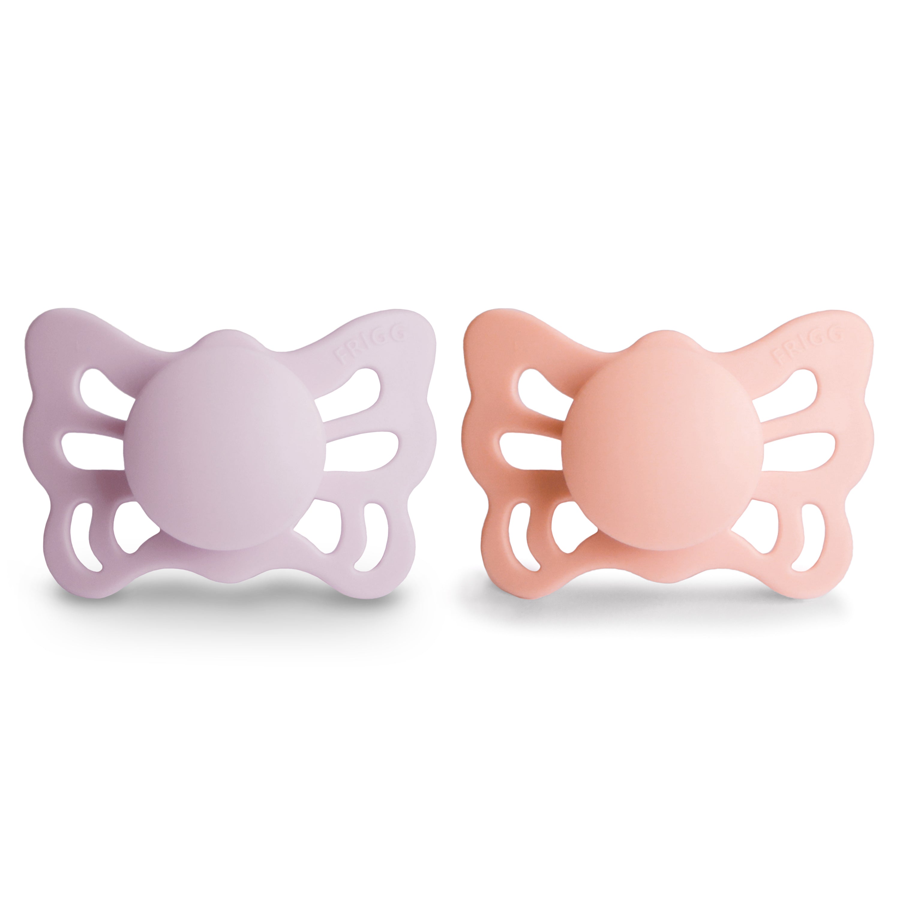 FRIGG Butterfly Anatomical Silicone Pacifier 2-Pack (0-6 Months) {Drop Ship}