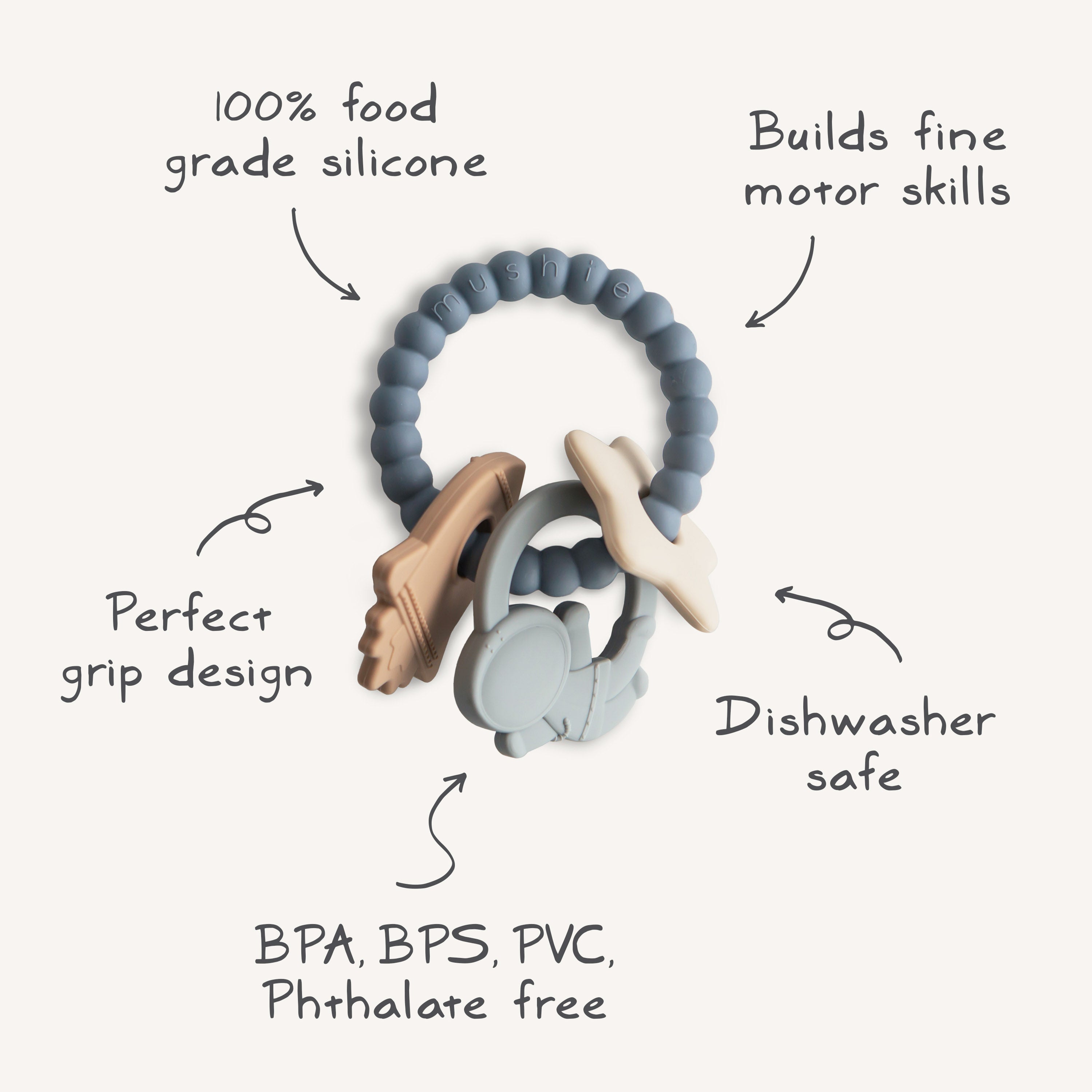 Space Teething Ring {Drop Ship}