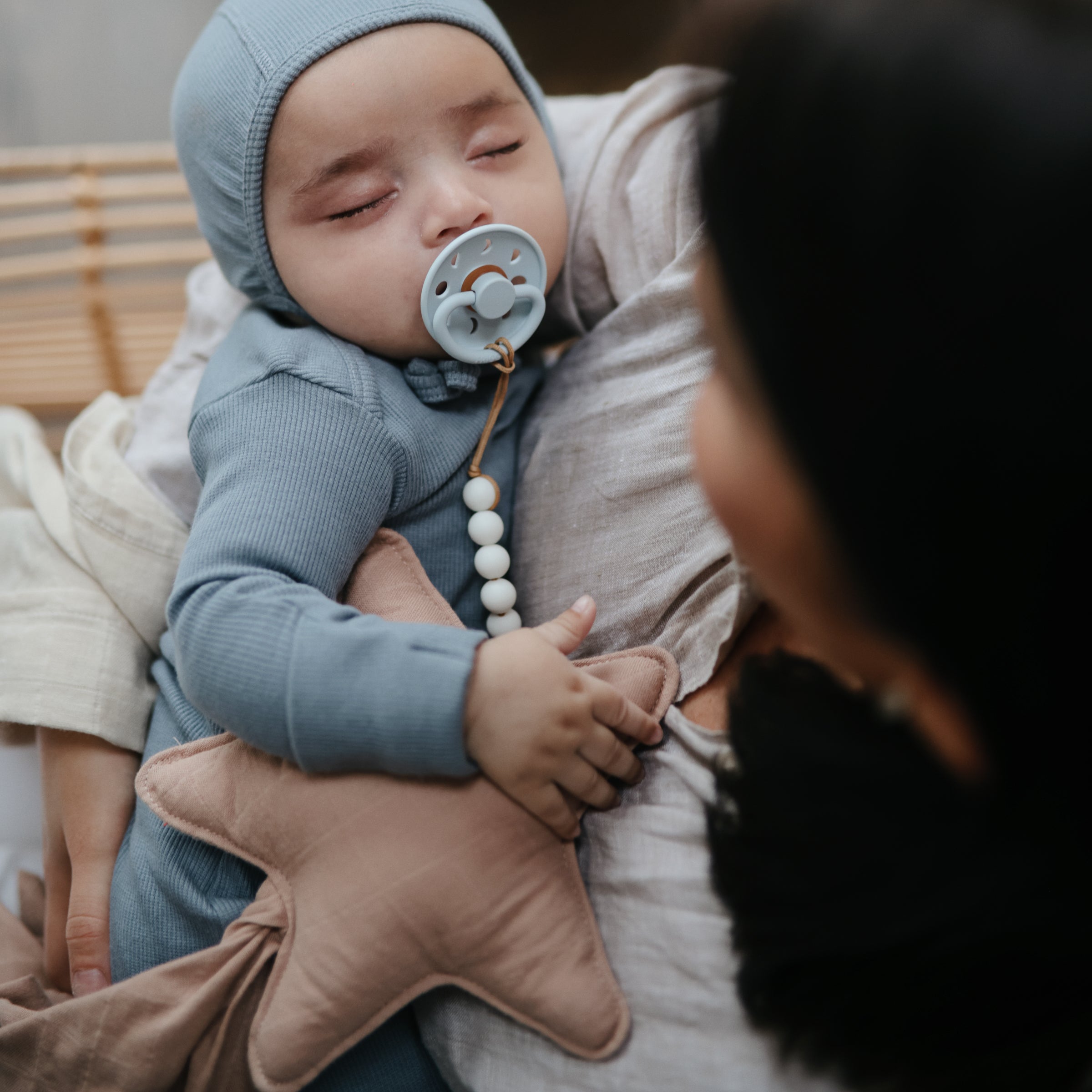 FRIGG Moon Natural Rubber Pacifier 2-Pack {Drop Ship}