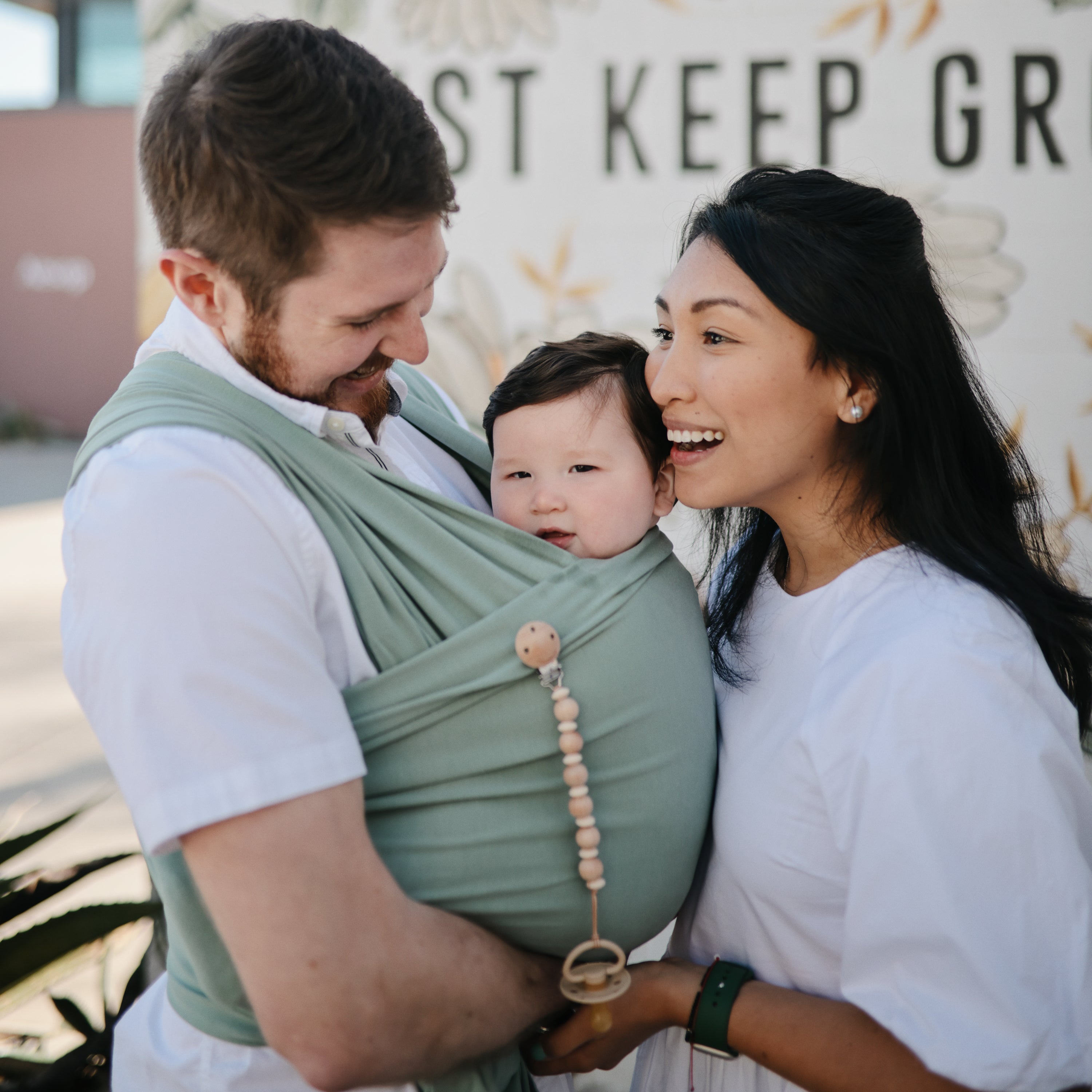 Silicone Pacifier Clip | Luna {Drop Ship}