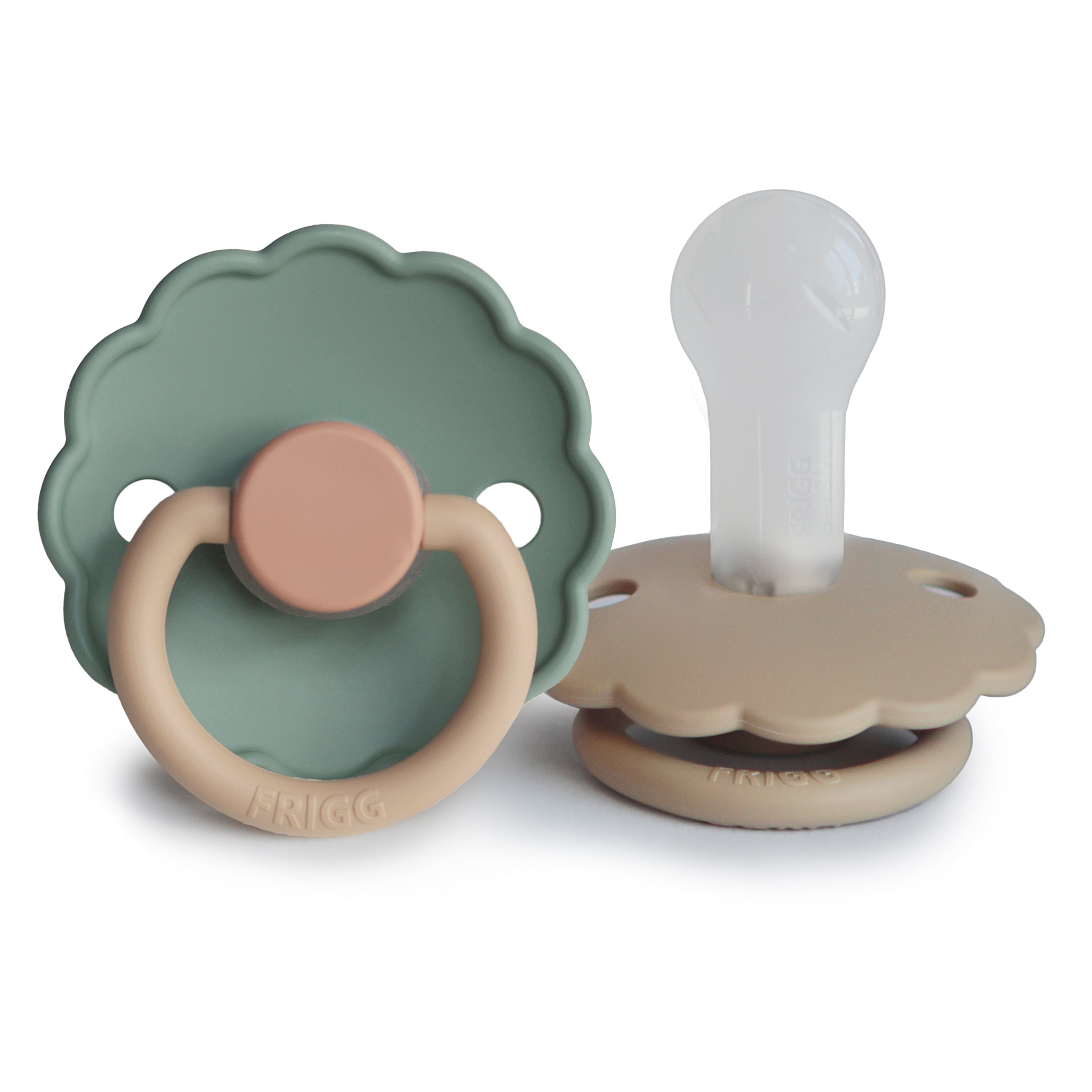FRIGG Daisy Silicone Pacifier 2-Pack {Drop Ship}