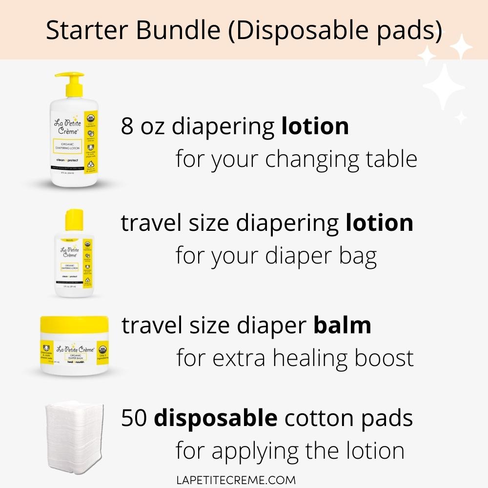 Organic French Diaper Care - Gift Set (Disposable Pads) {Drop Ship}