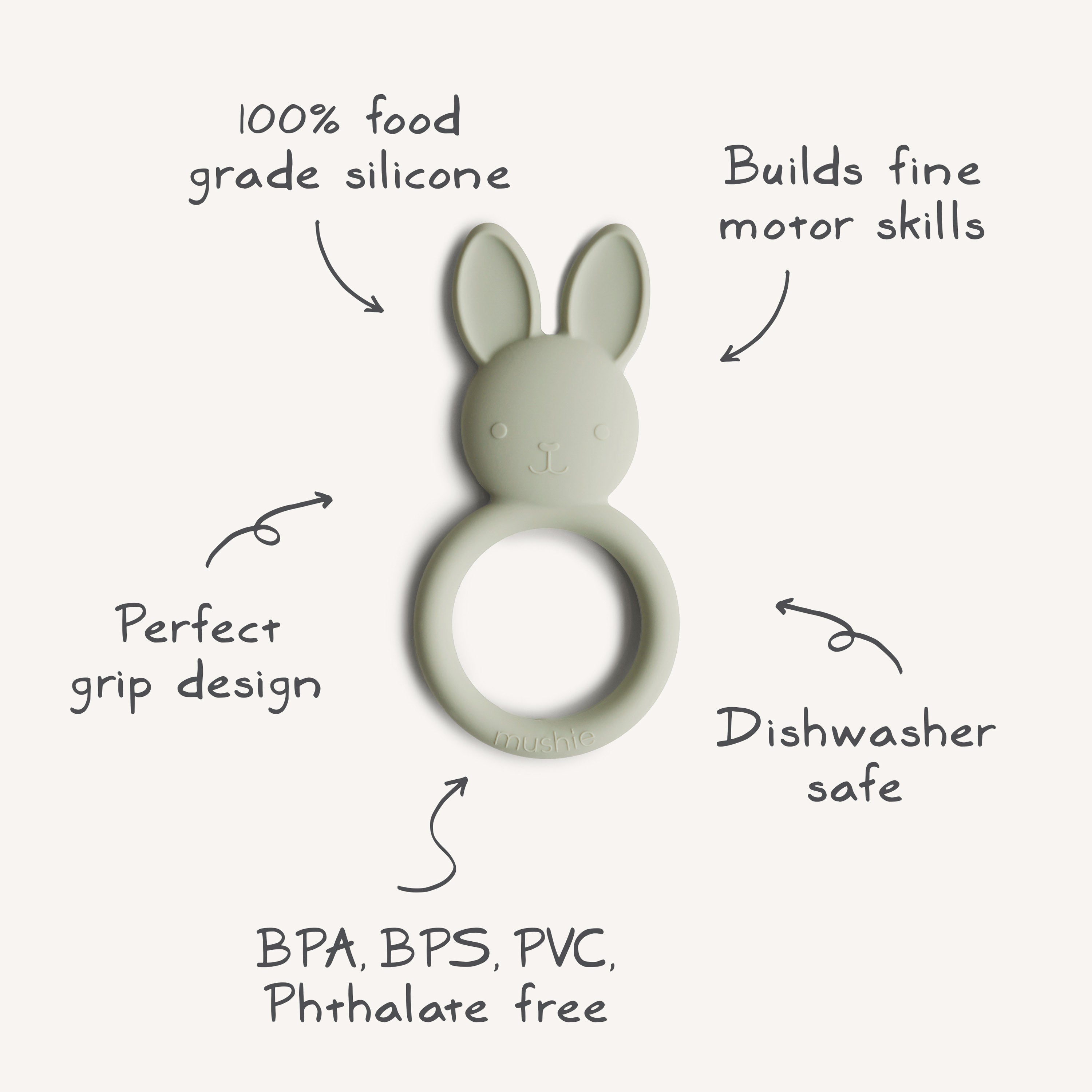 Bunny Teether {Drop Ship}