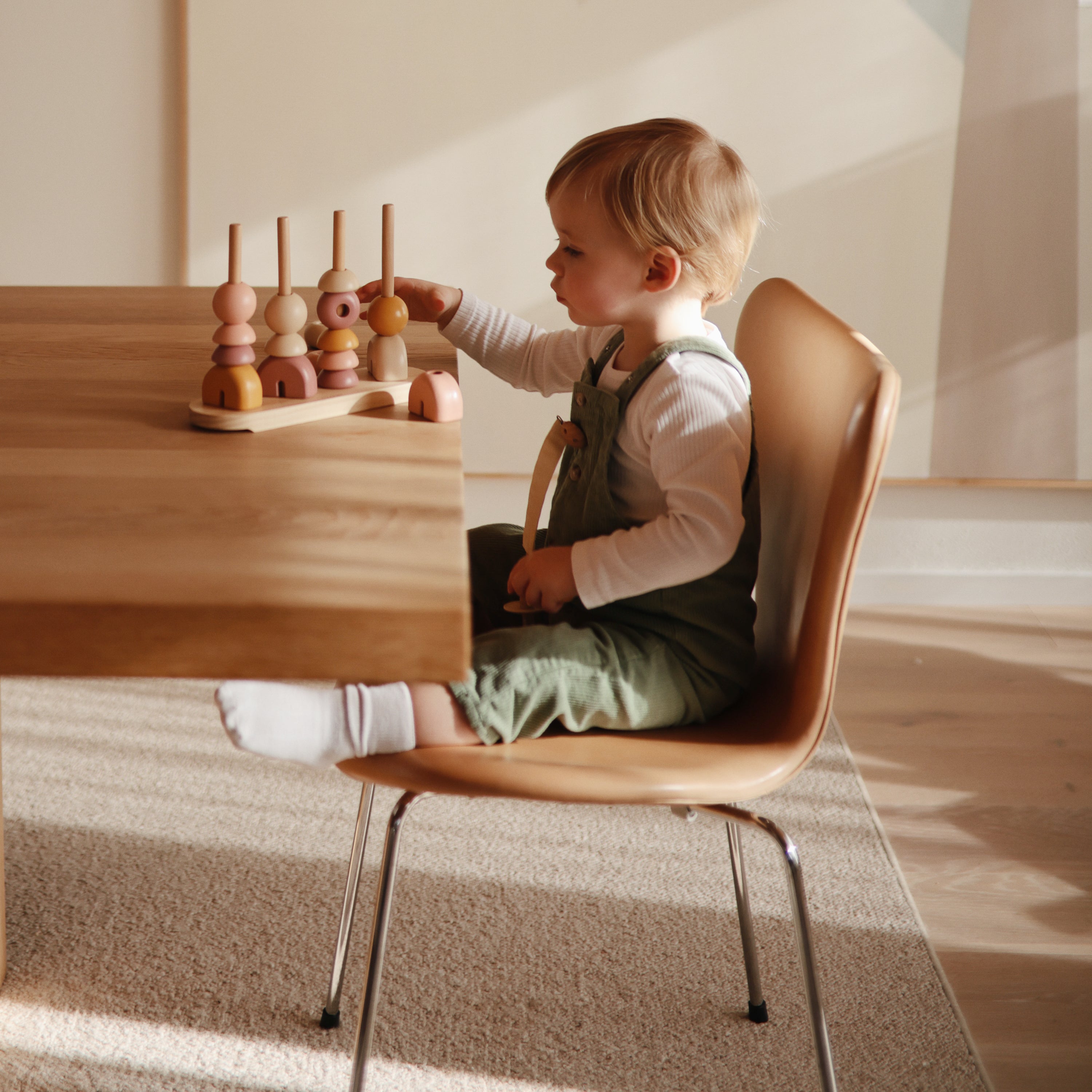 Wooden Multi Shape Stacker {Drop Ship}