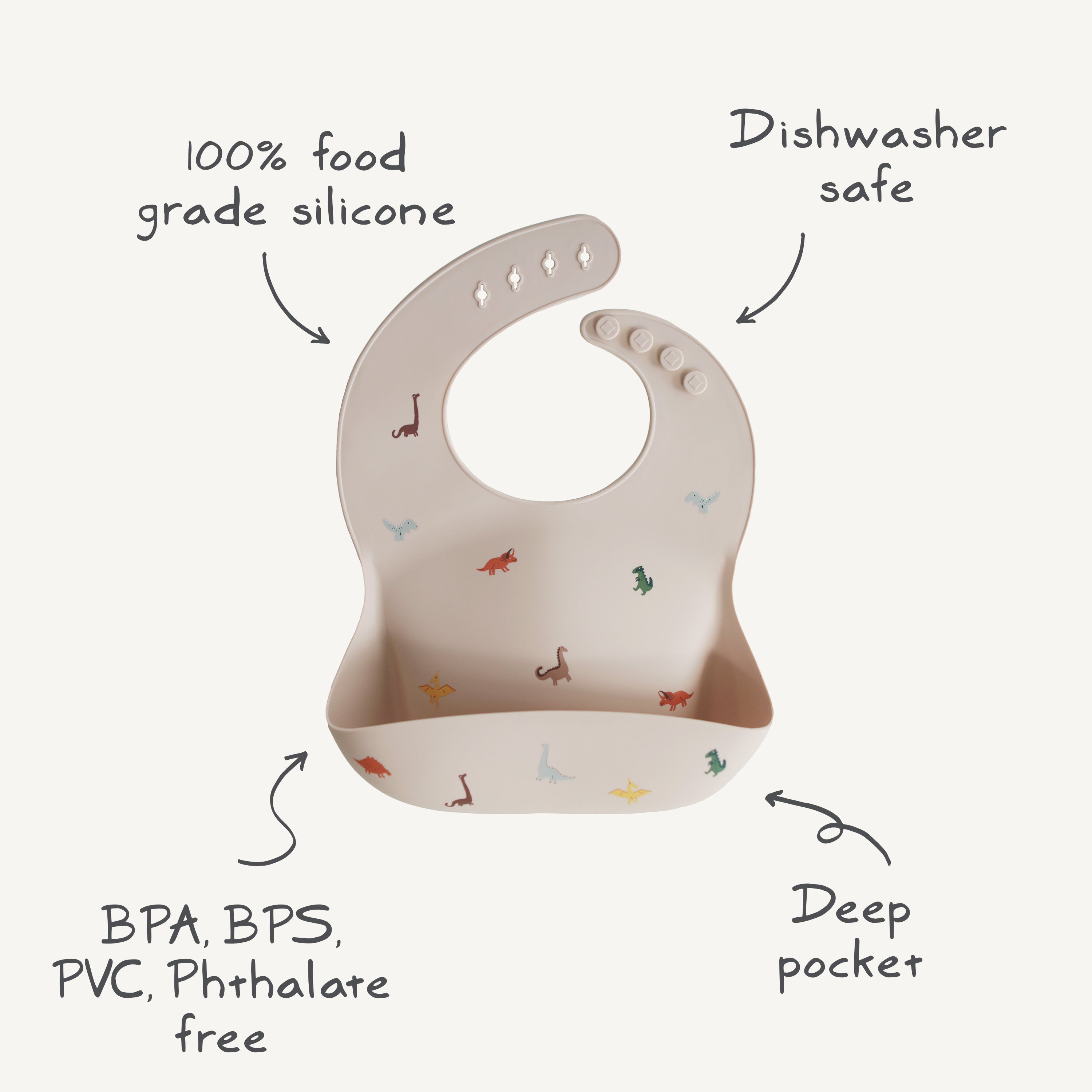 Silicone Baby Bib {Drop Ship}