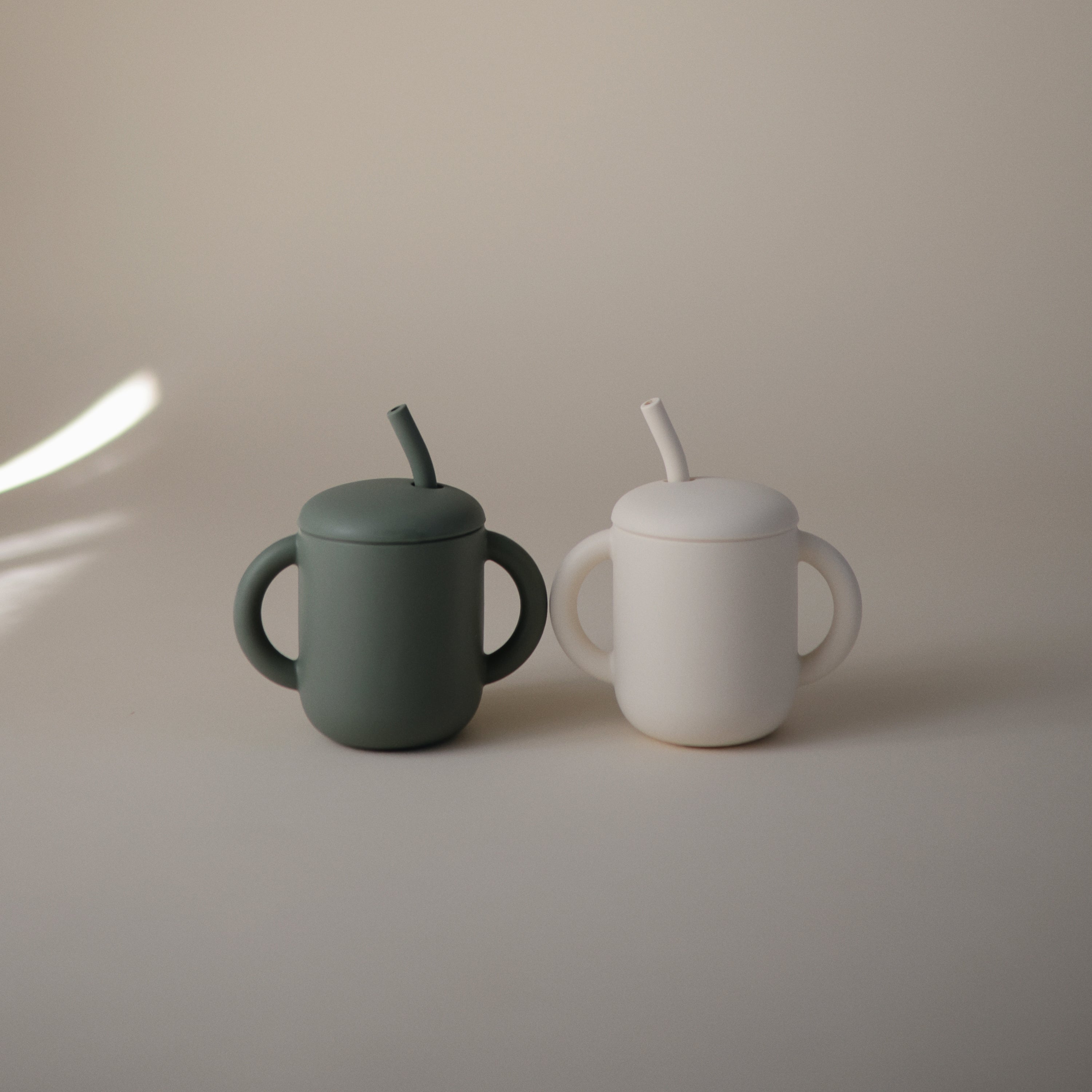 Silicone Training Cup + Straw {Drop Ship}