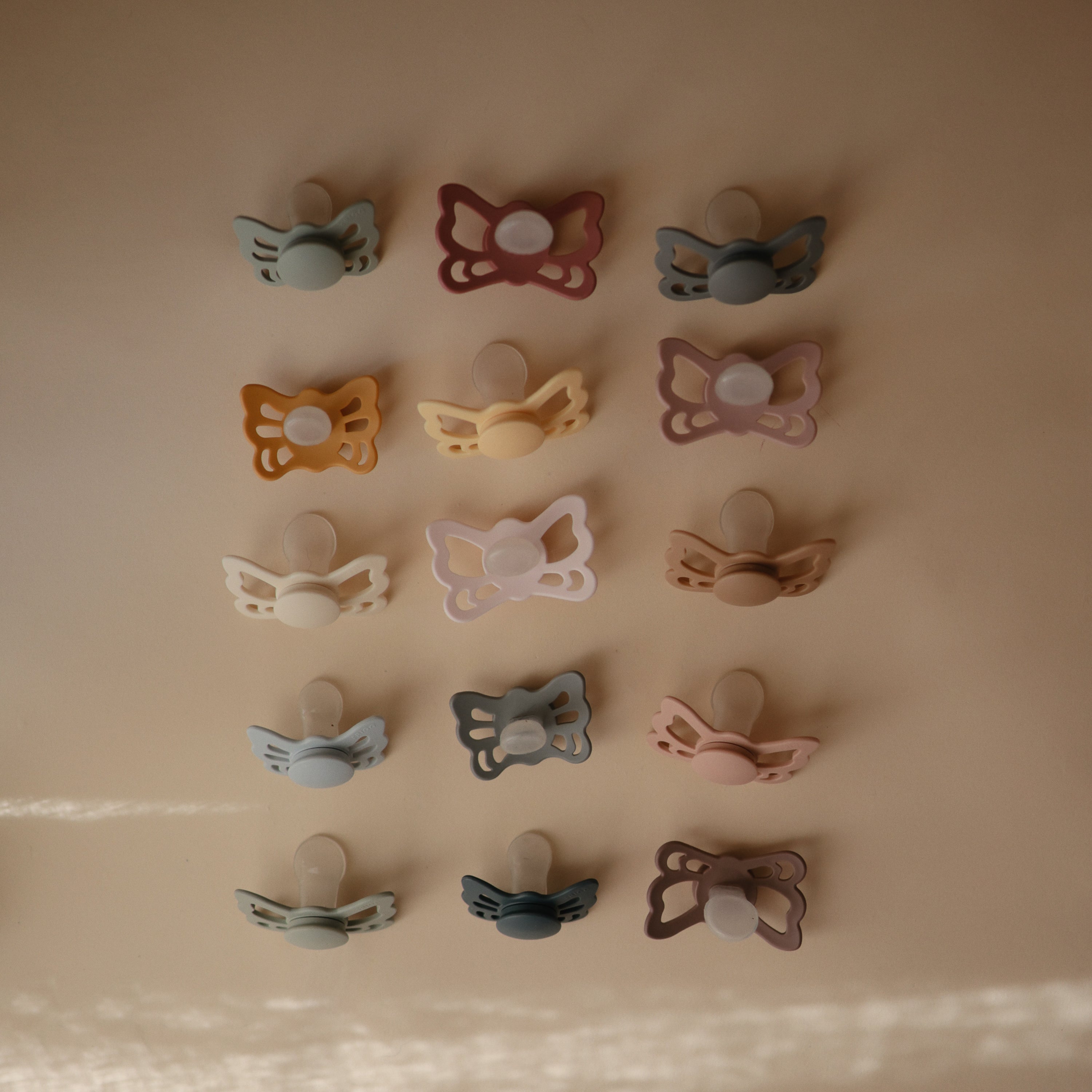 FRIGG Butterfly Anatomical Silicone Pacifier 2-Pack (6-18 Months) {Drop Ship}