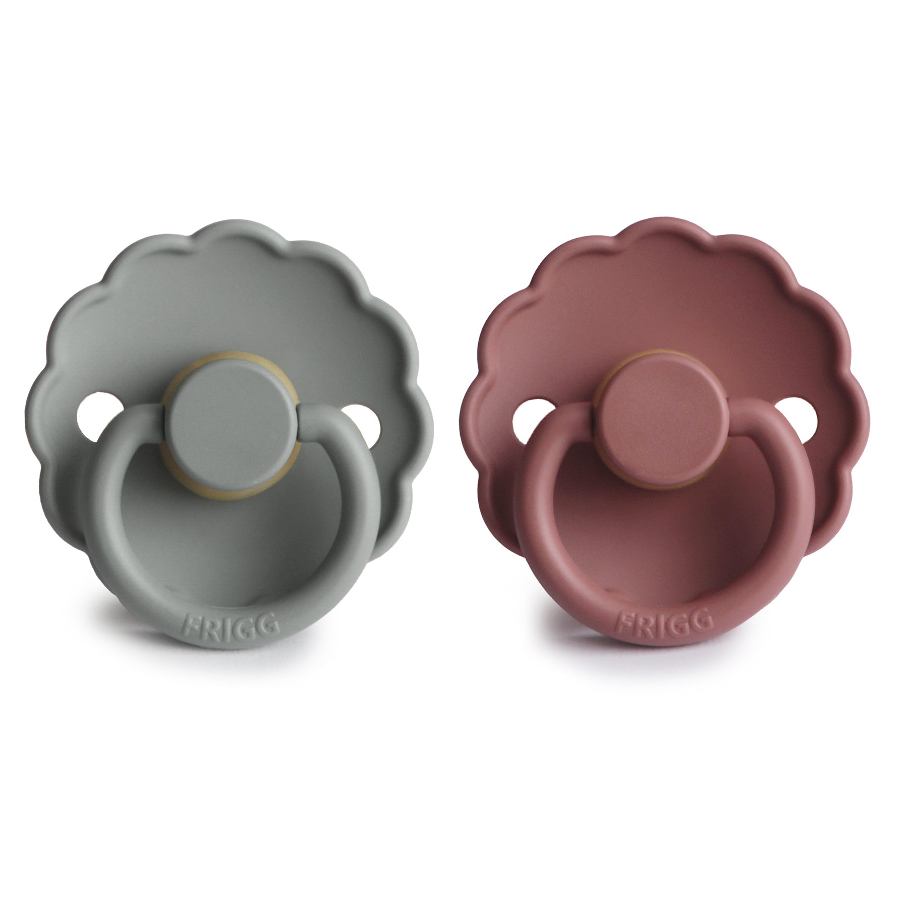 FRIGG Daisy Natural Rubber Pacifier 2-Pack {Drop Ship}